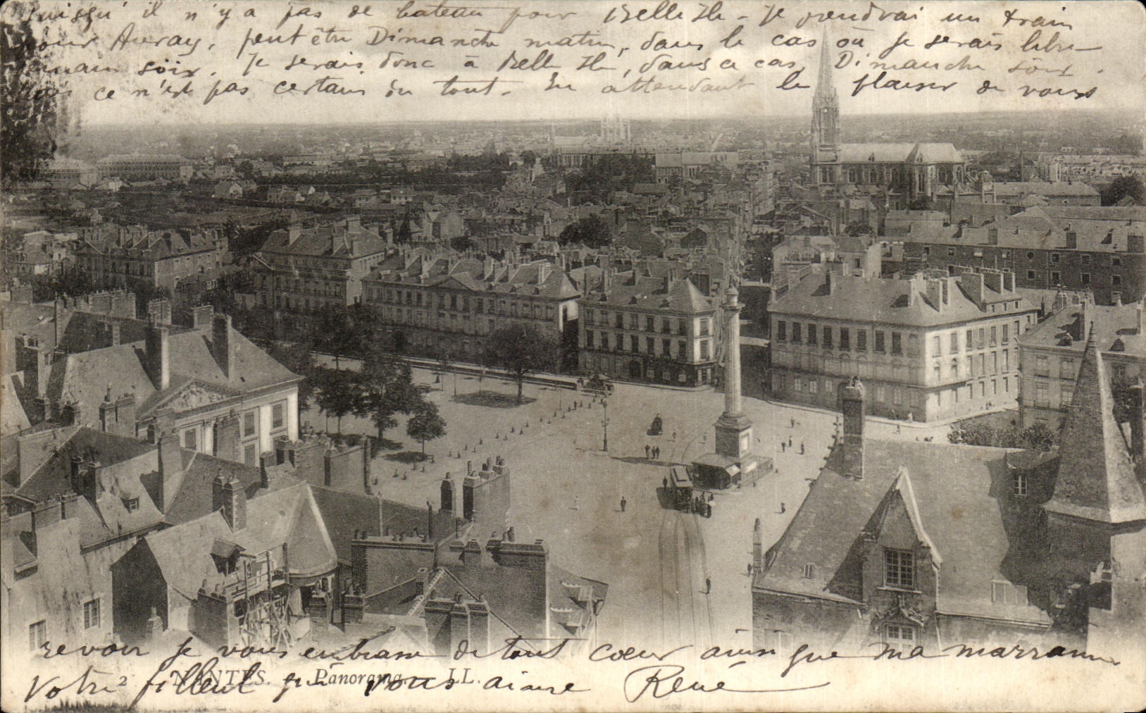 CPA Panoramic Nantes