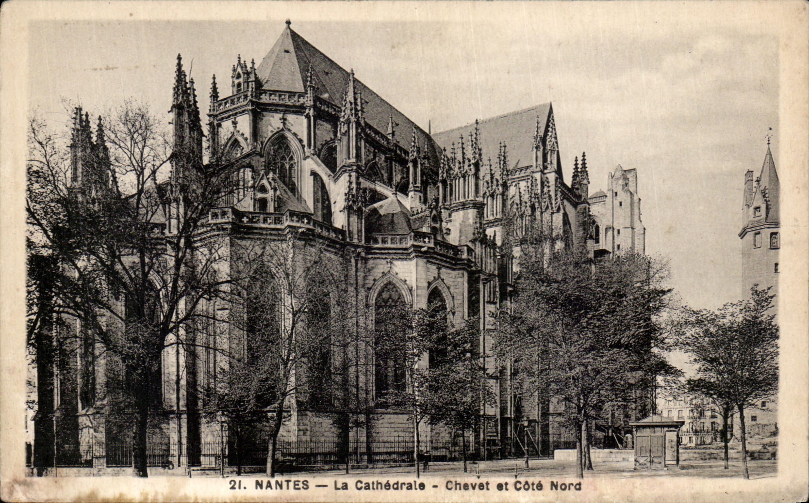 CPA Nantes the Cathedral Bedside and Northern Dimension