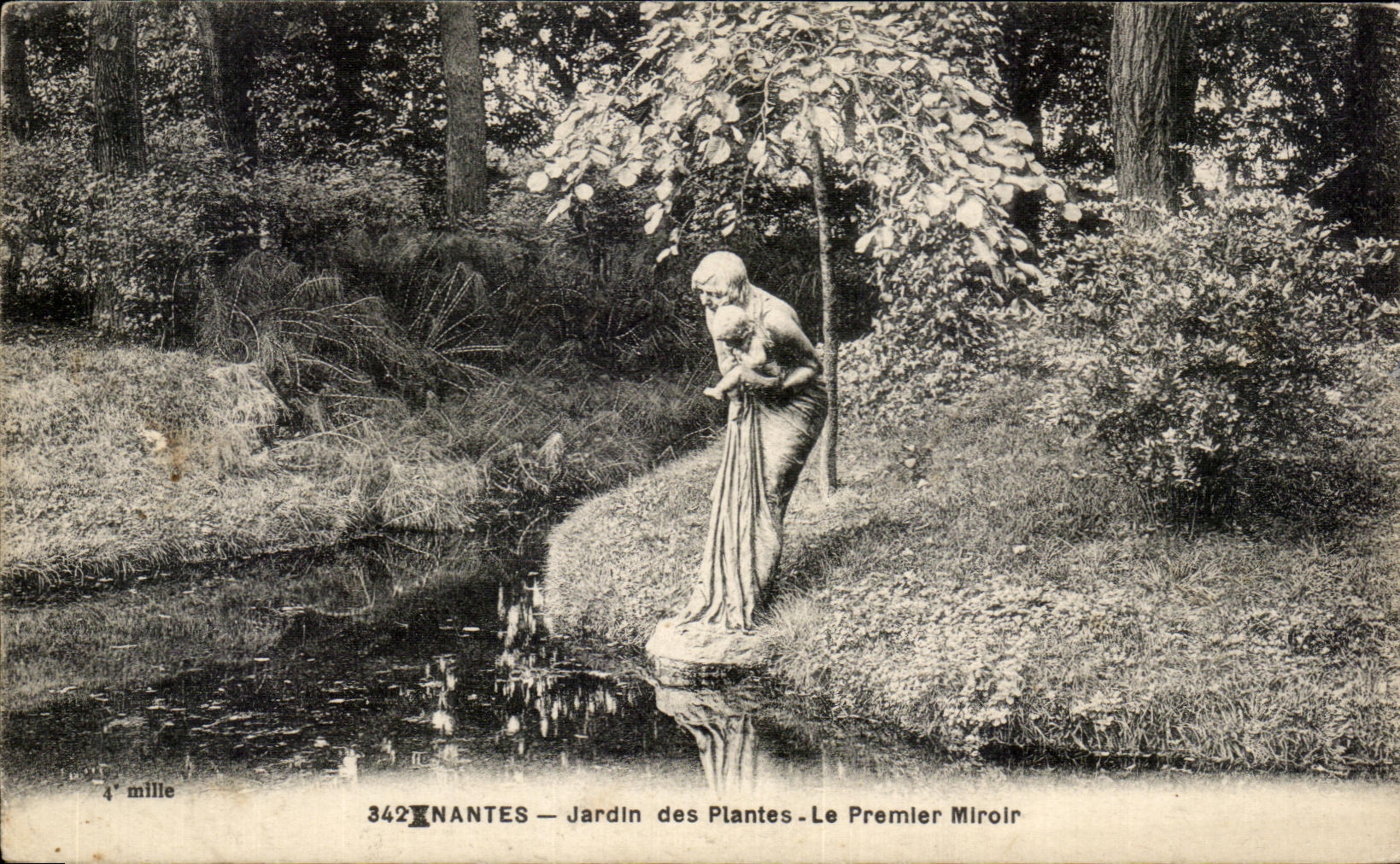 CPA Nantes Botanical garden the First Mirror