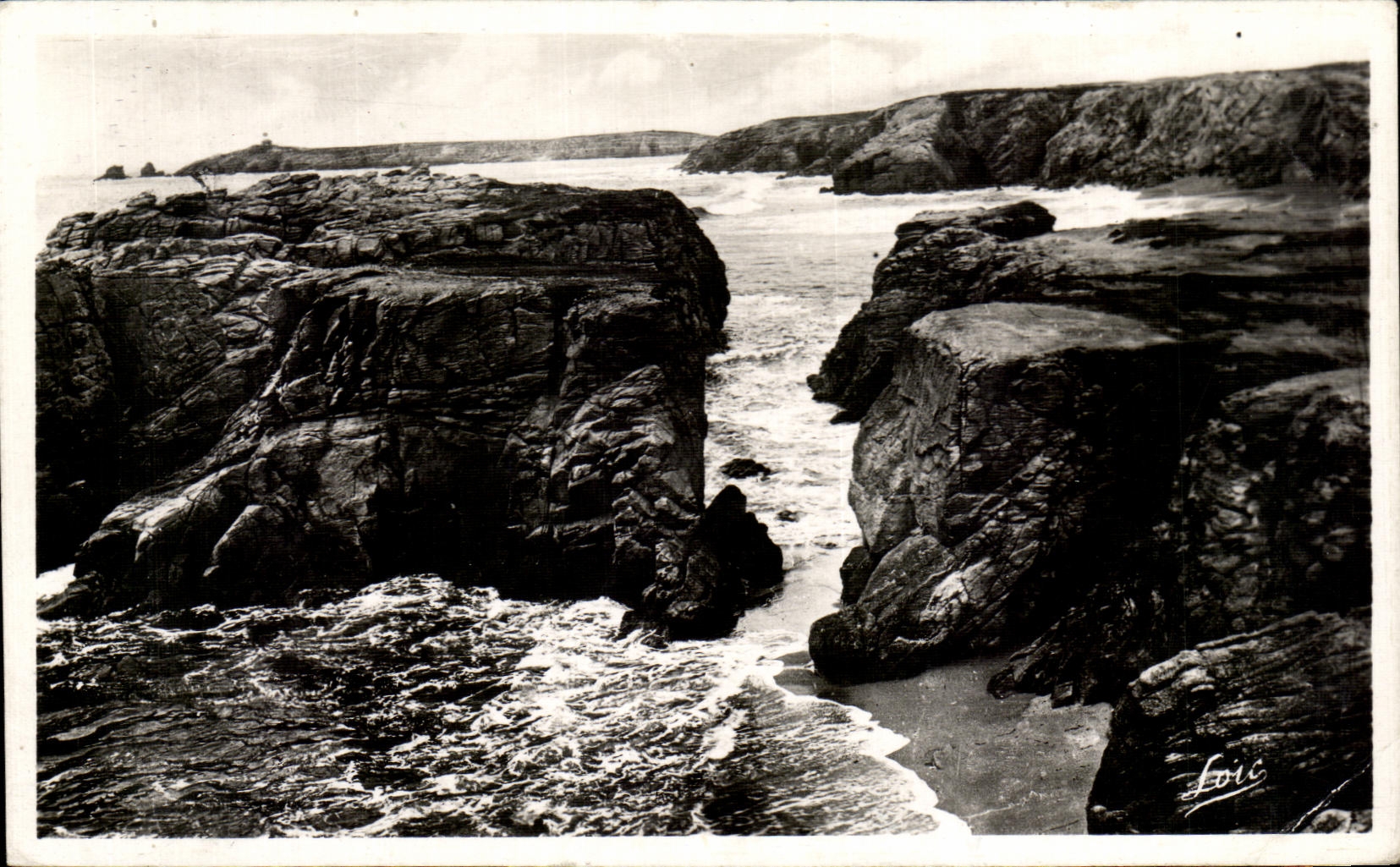 CPA Quiberon Port Presquile Hand-barrow of and the Dimension