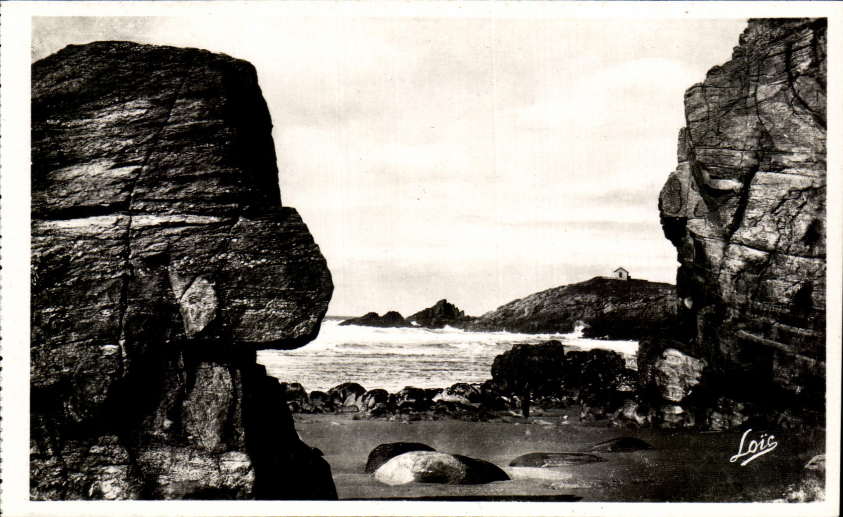 CPA Quiberon Presquile the Sphinx of White Port