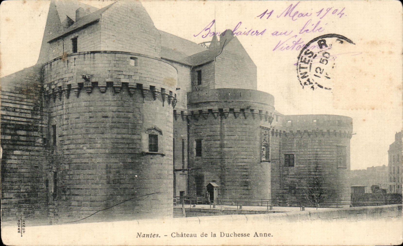 CPA Nantes Castle of the Duchess Anne