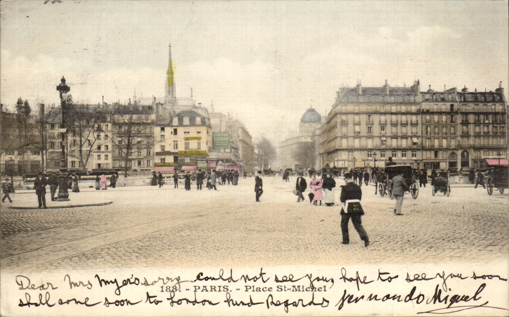 CPA Paris Places St Michel