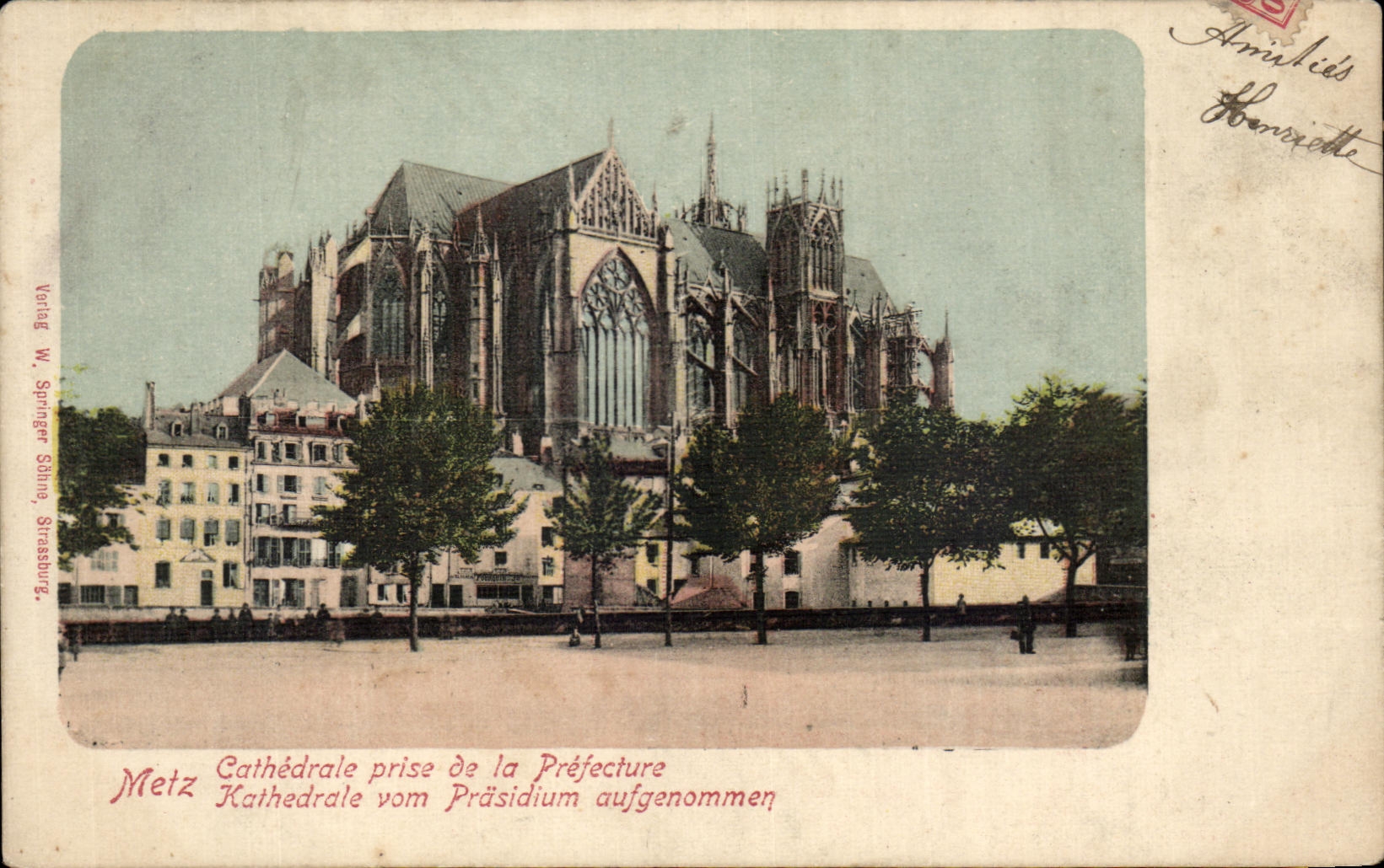 CPA Metz Cathedrale Prise de la Prefecture
