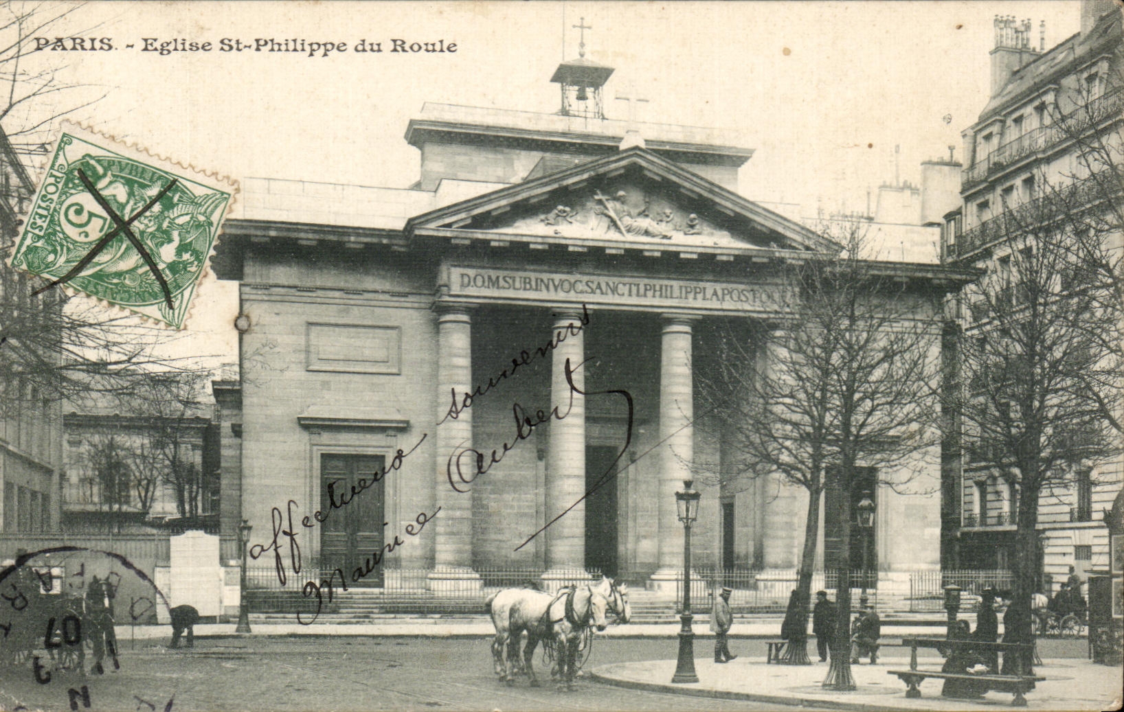 CPA Paris Eglise St Philippe of Rolls
