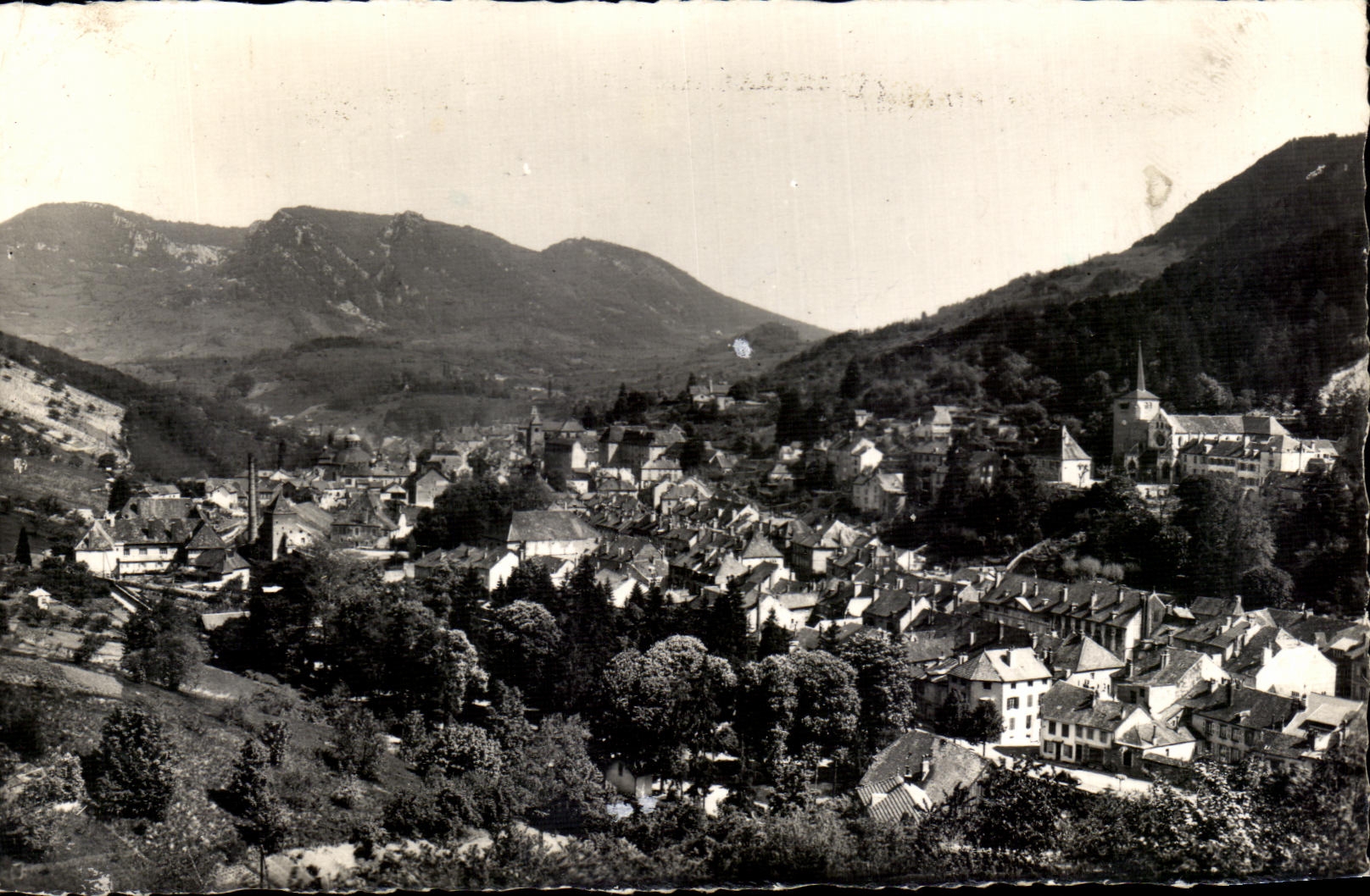 Saline CPA les Bains (the Jura) the Poupet Mount