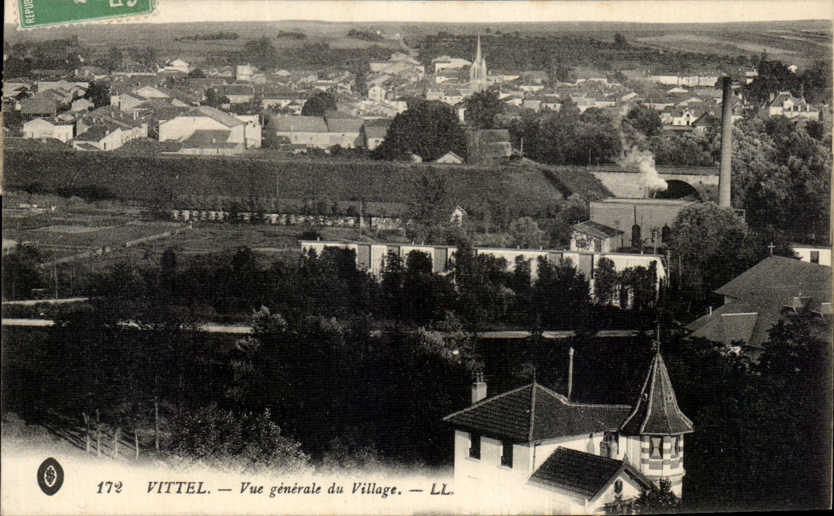 CPA Vittel View of the Village