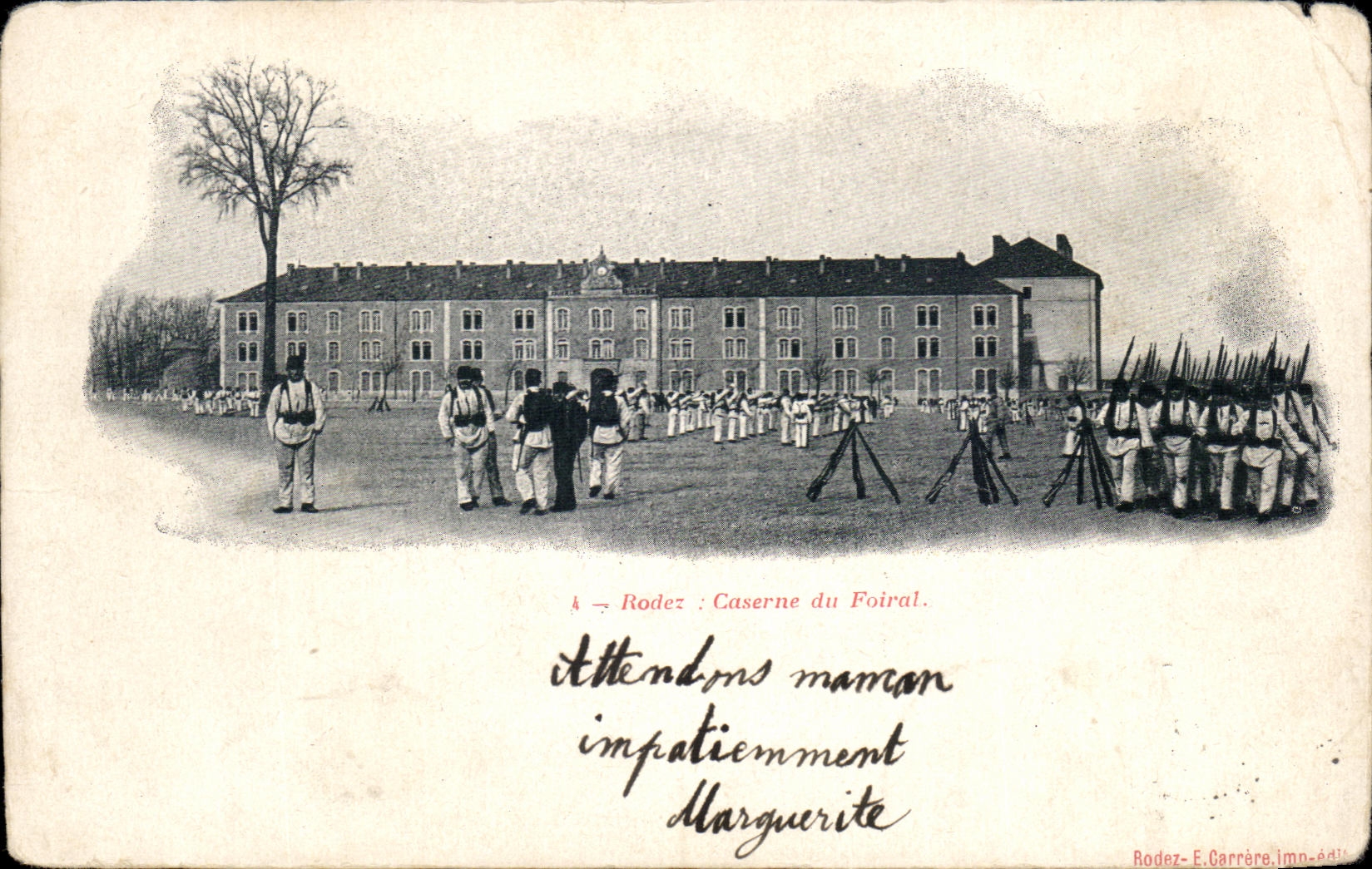 CPA Rodez Barracks of Foiral Militaria