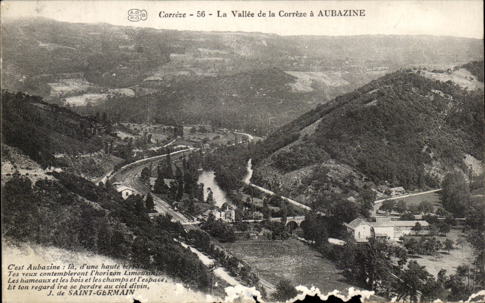 CPA Correze La Vallee de la Correze a Aubazine