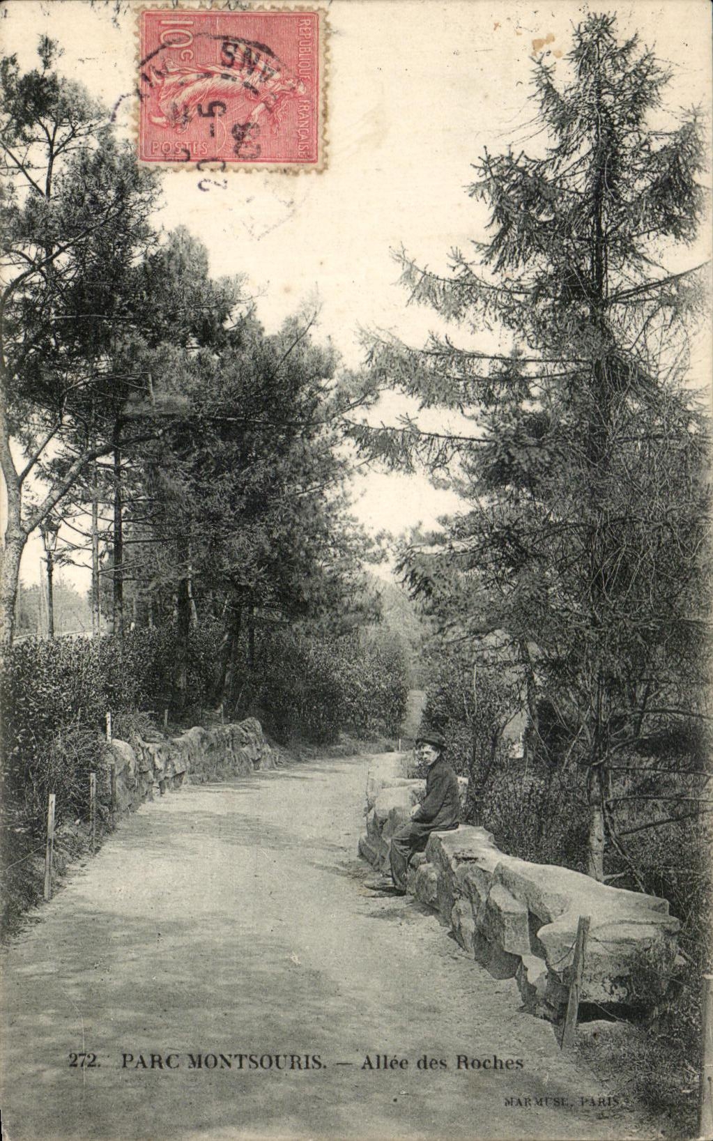 CPA Montsouris Park Allee of the Rocks