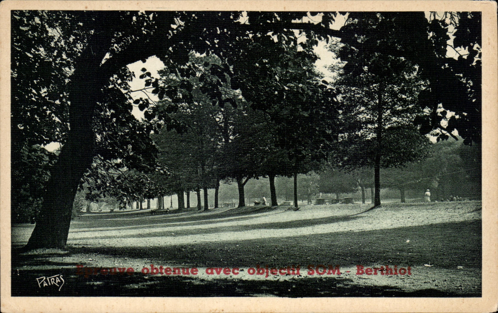 CPA Paris Edges of the wood of Boulogne