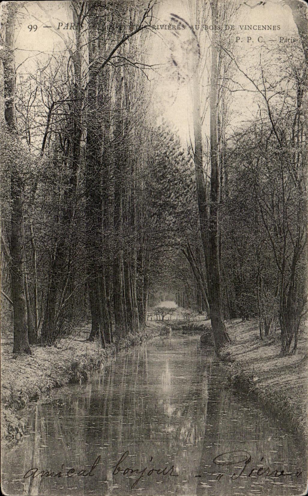 CPA Paris Rivers With Wood De Vincennes