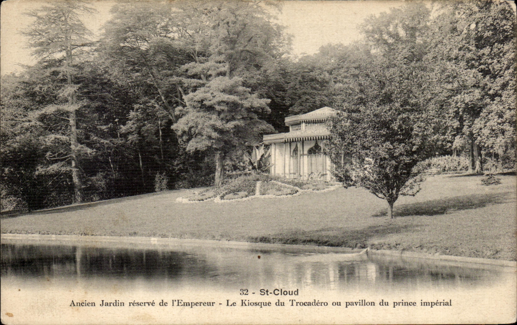 CPA Saint Cloud Old garden of Napoleon emperor