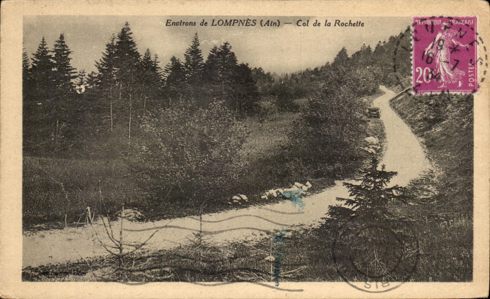 CPA Surroundings of Lompnes Collar of Rochette