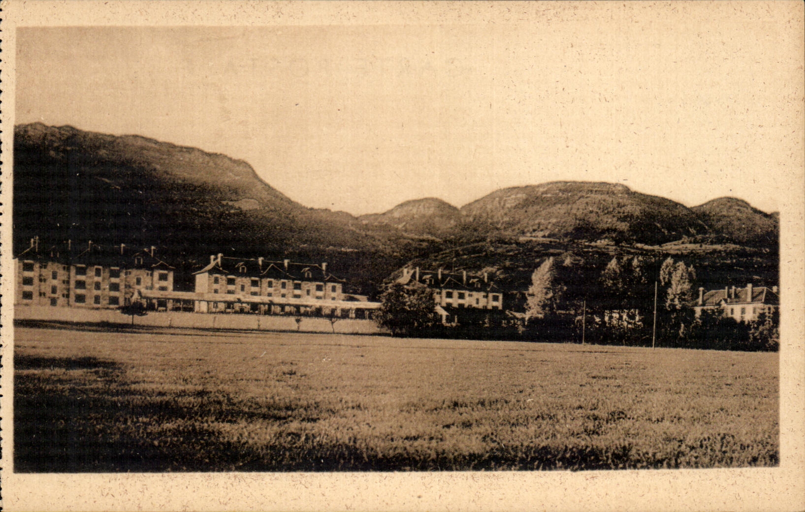 CPA Gex Barracks of the mobile guards and collar of the Sickle