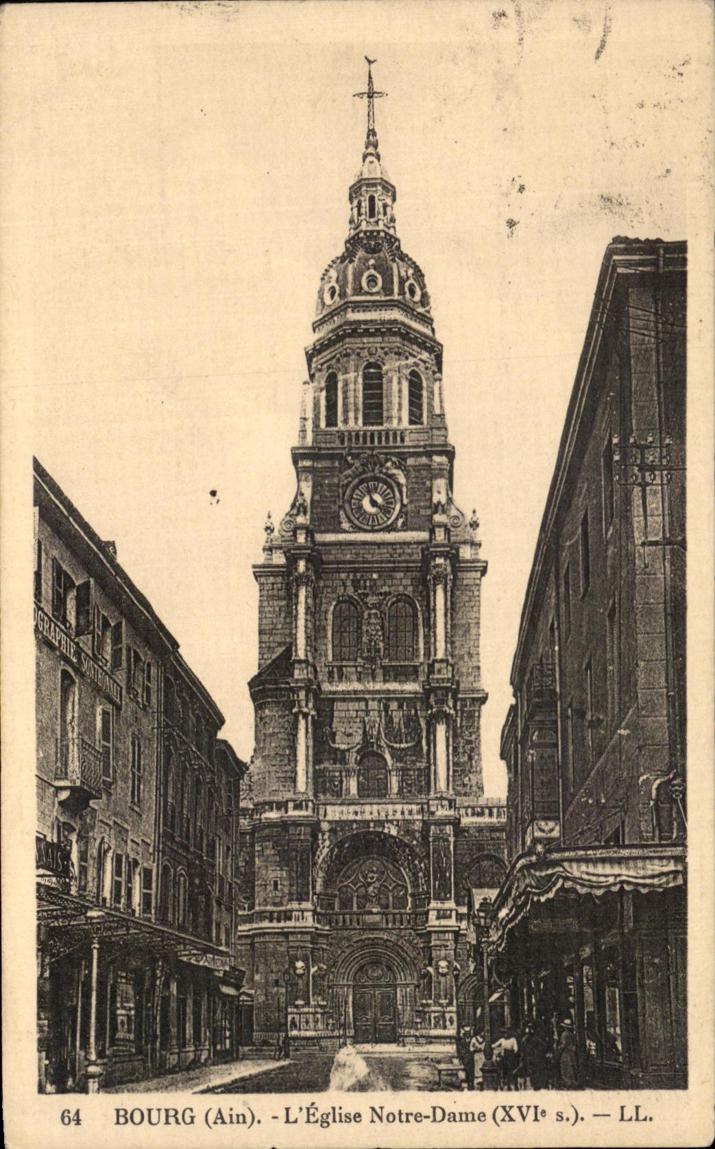 CPA Bourg Eglise Brou Notre Dame
