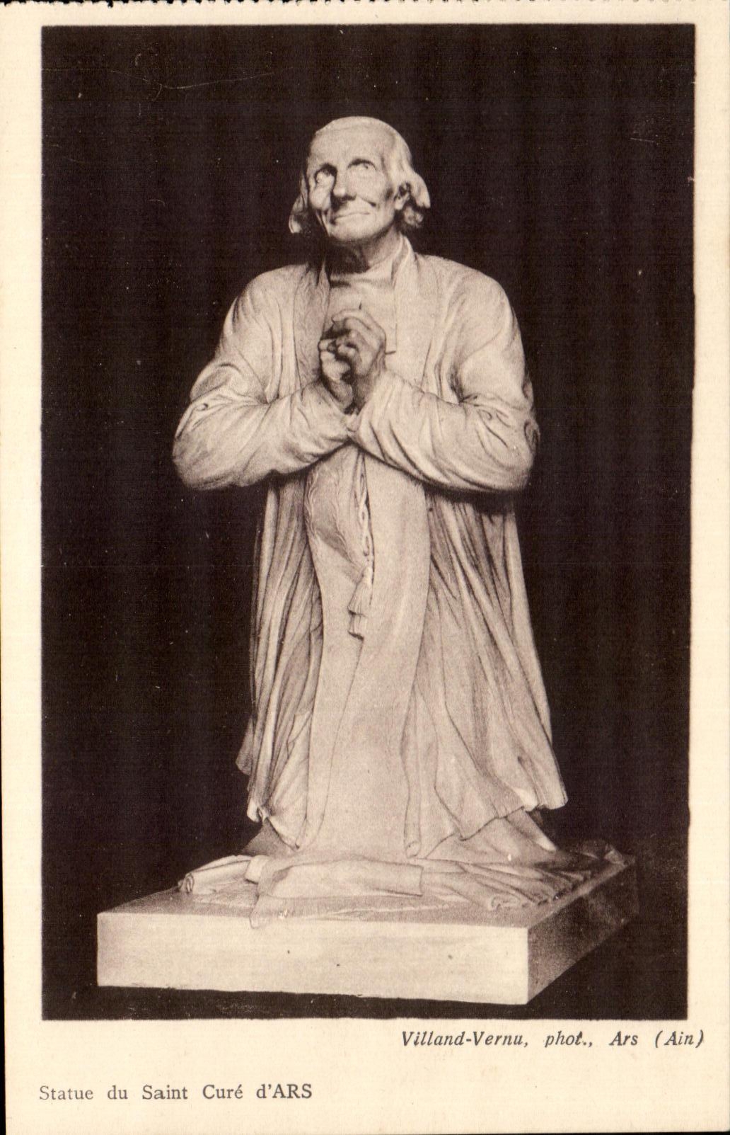 CPA Statue of Saint the Cure Ars