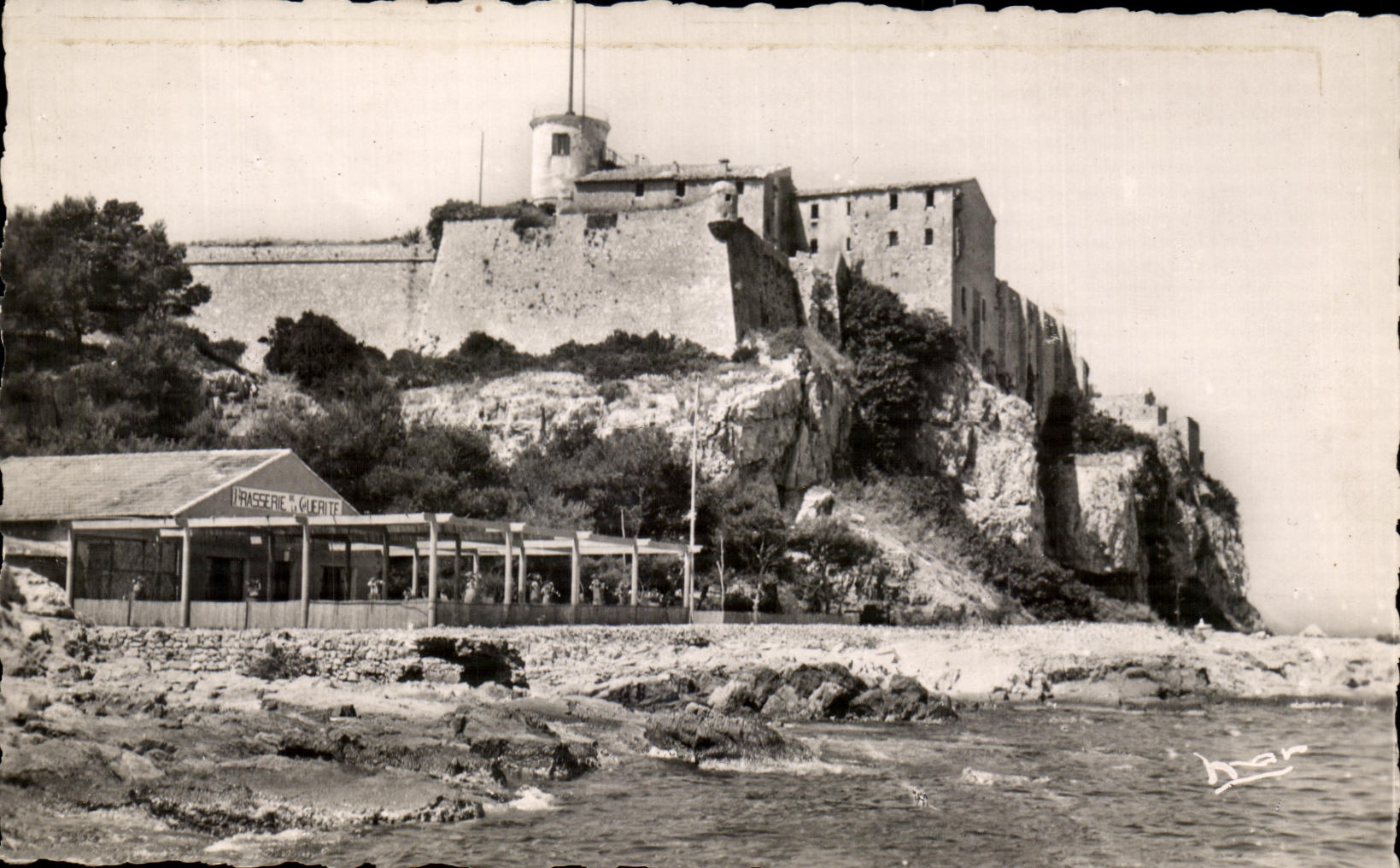 CPA Bar Restoring of Guerite Island Saint Marguerite Cannes Fort
