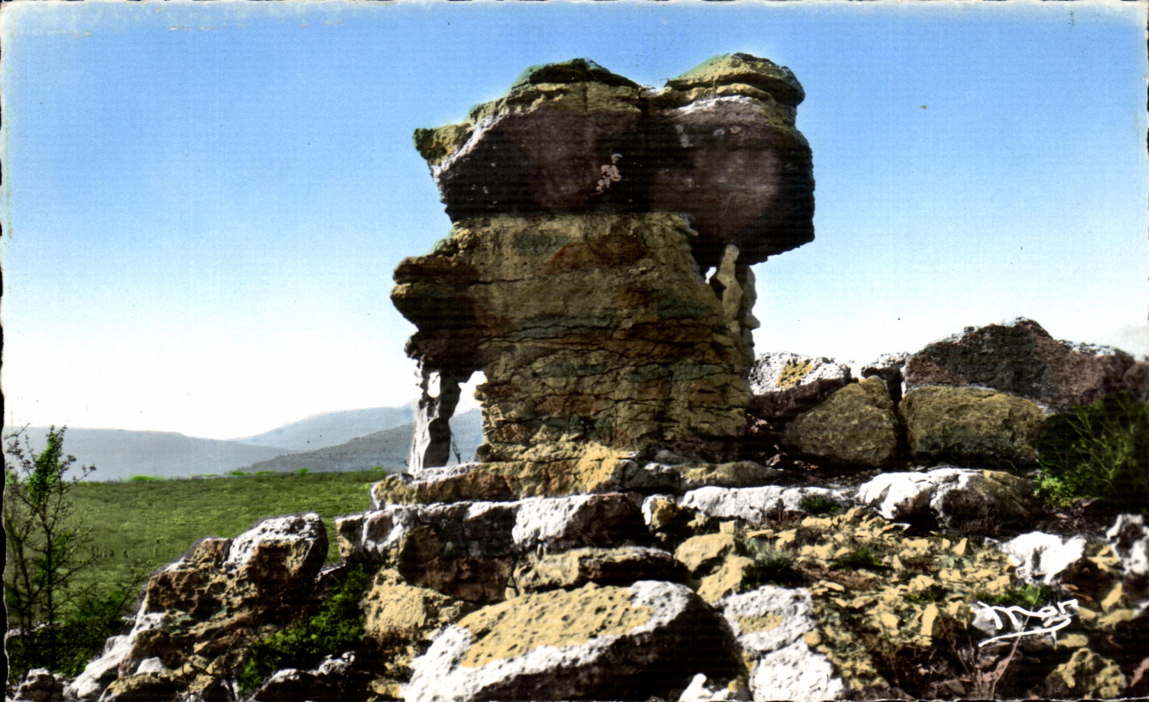 CPA St Vallier De Thiey Station estivale La Pierre Druidique Druide