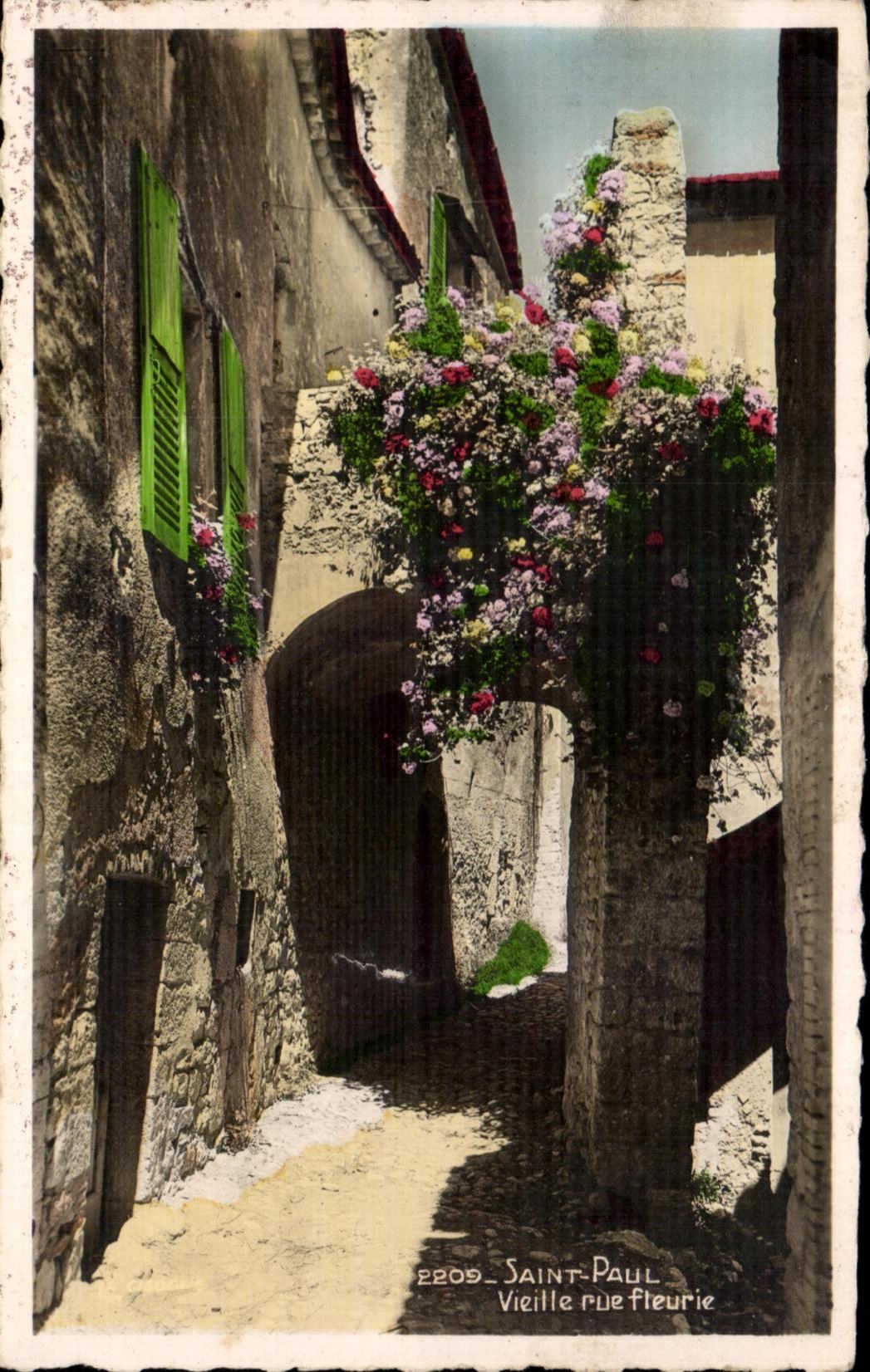 CPA Saint Paul Vieille rue Fleurie