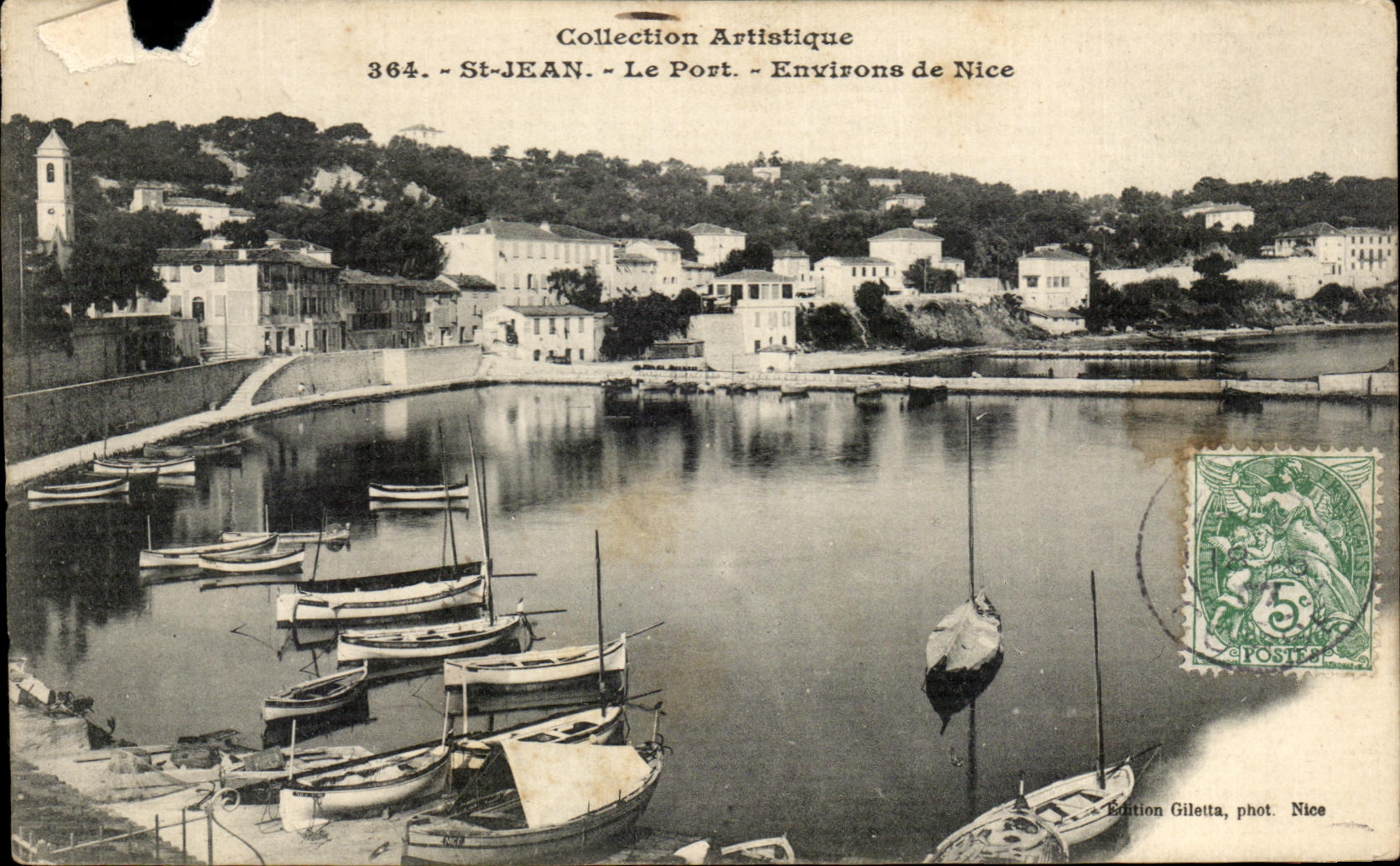 CPA Collection Artistique St Jean Le Port Environs de Nice