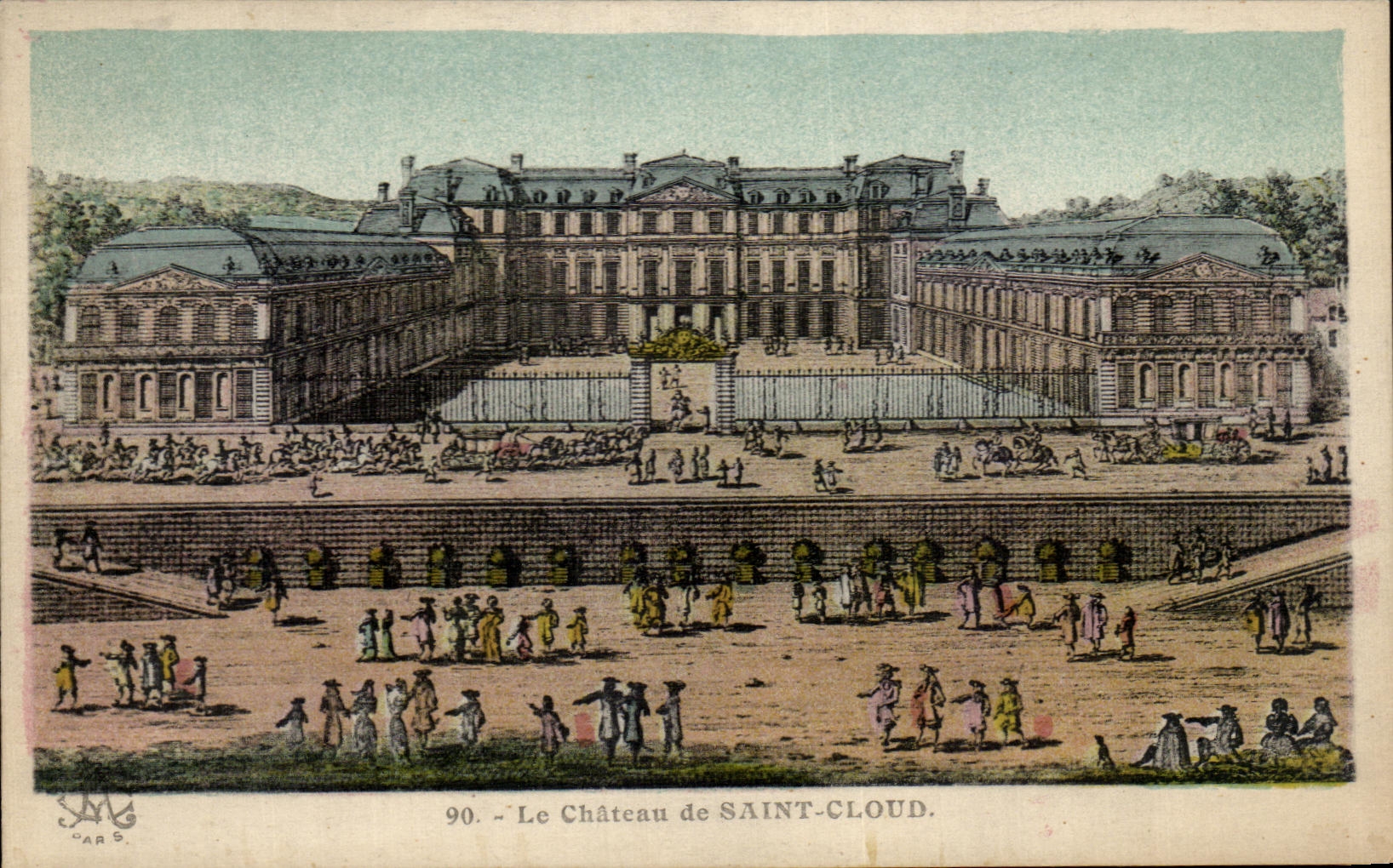 CPA the Castle of Saint Cloud