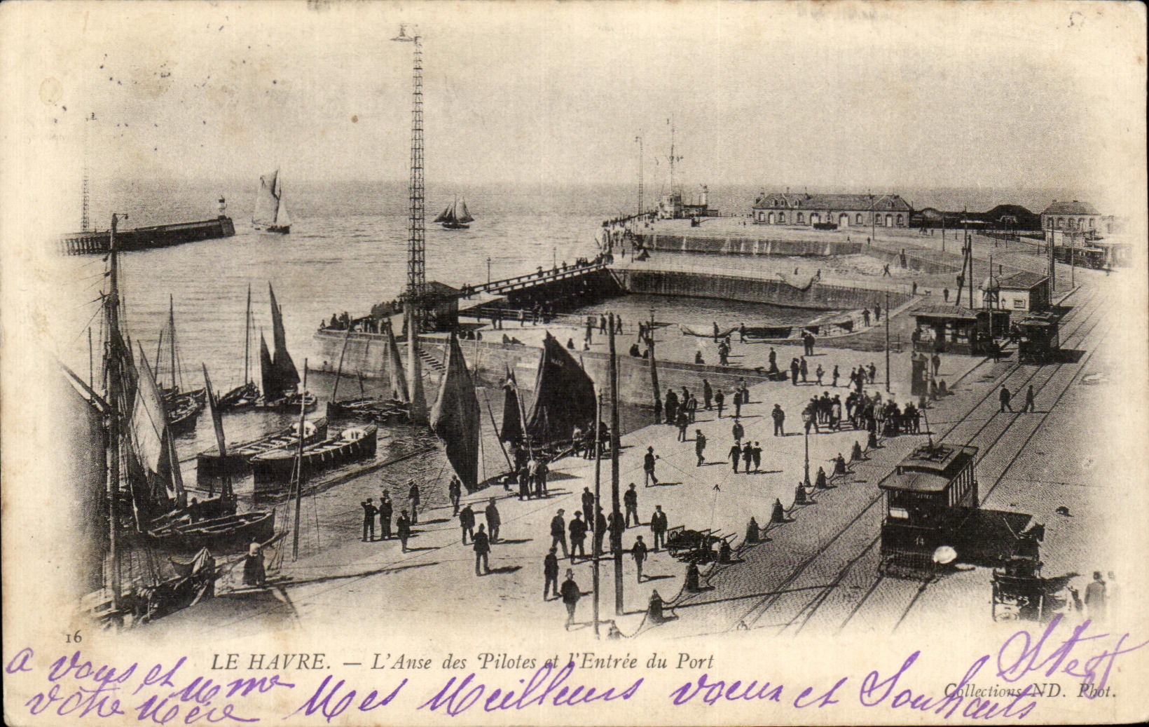 CPA Le Havre Handle of the Pilots and Entrance of the Port
