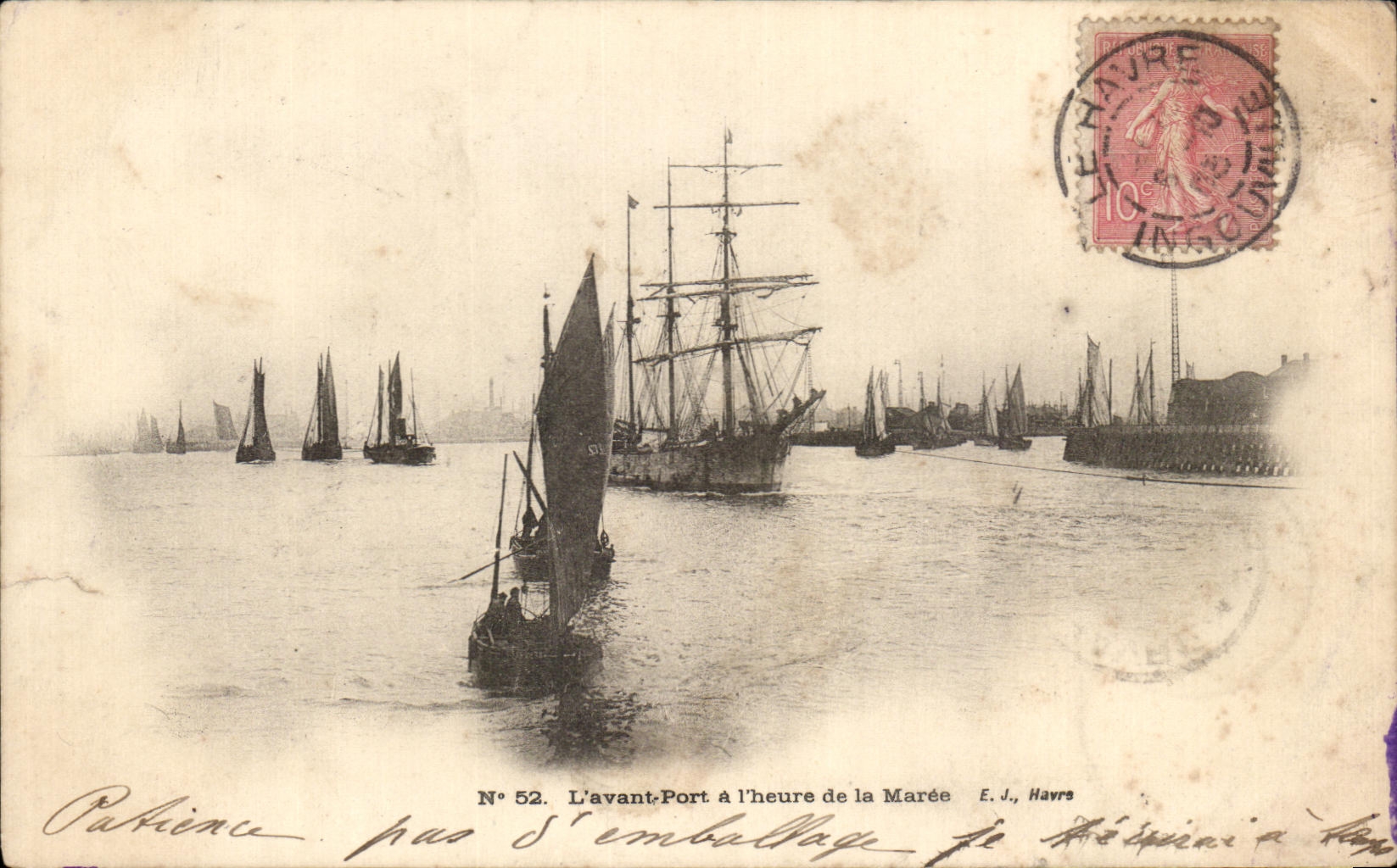 CPA Before Port Hour of the Tide Le Havre