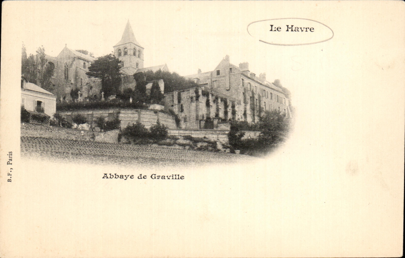 CPA Abbey of Graville Le Havre