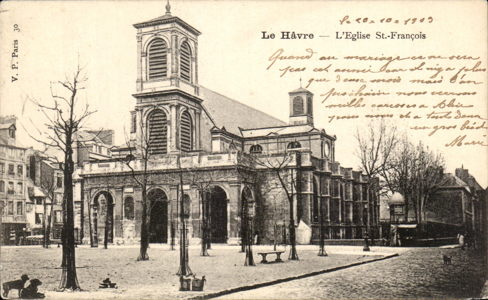 CPA Le Havre Church St Francois