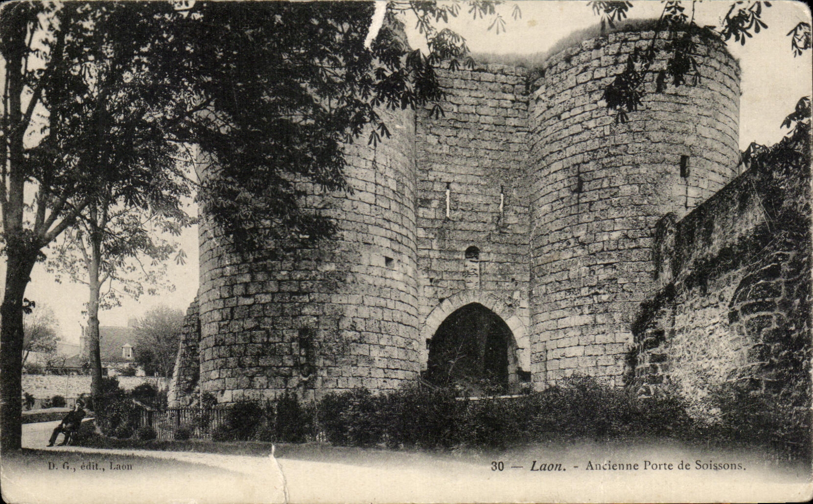 CPA Laon Ancienne Porte de Soissons