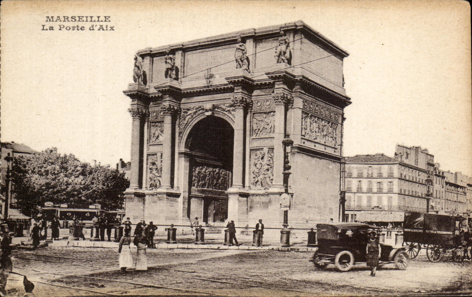 CPA Marseille La Porte D Aix