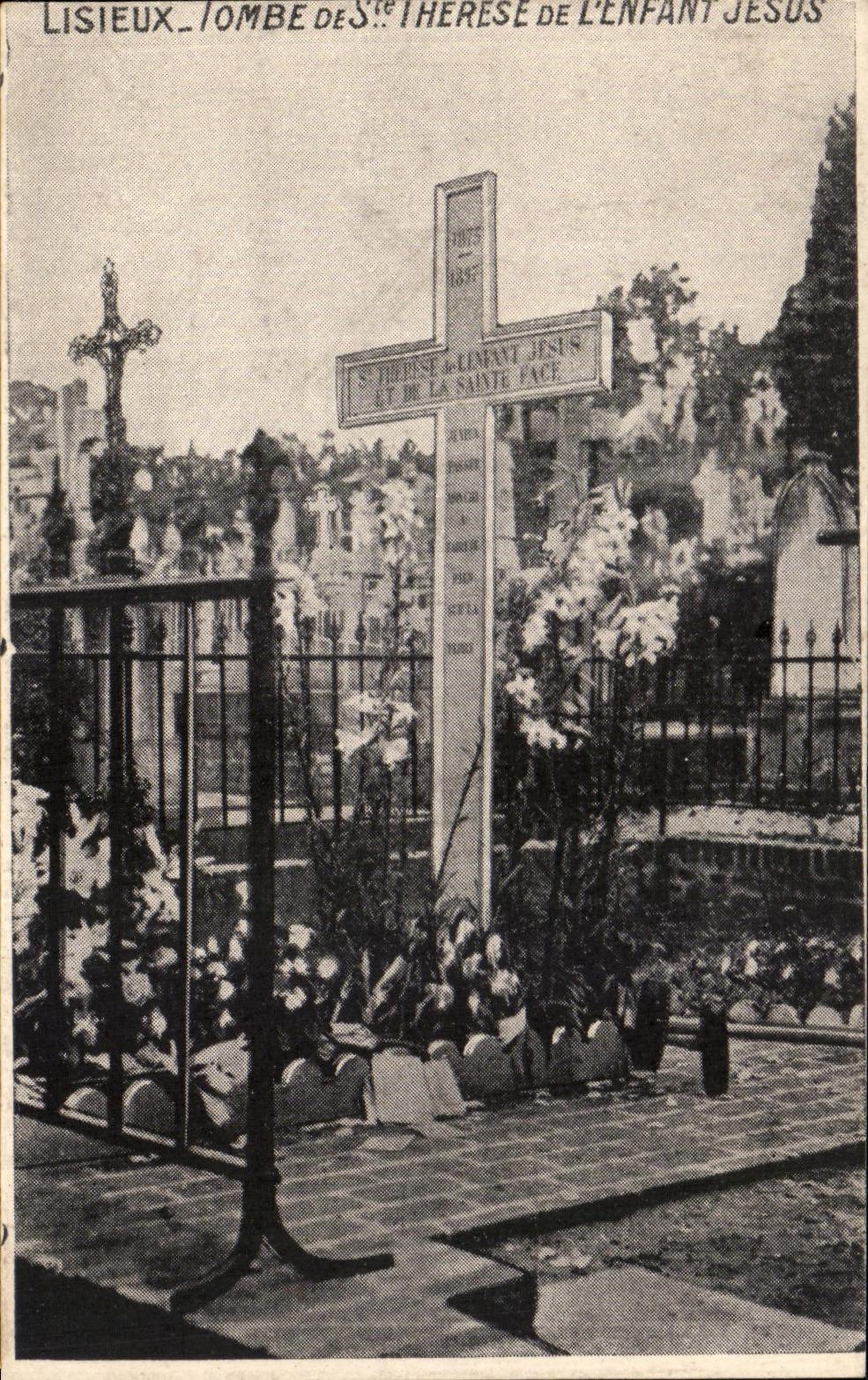 CPA Lisieux Tombe De St Therese De L Enfant Jesus