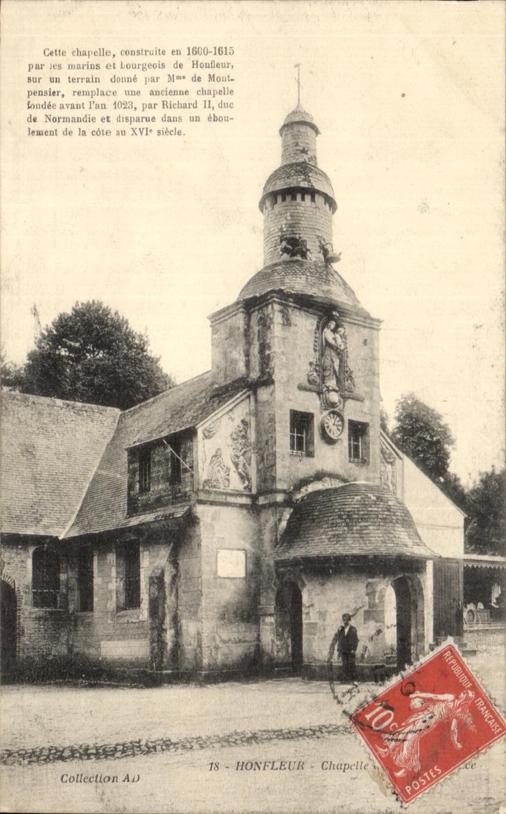 CPA Honfleur Chapelle