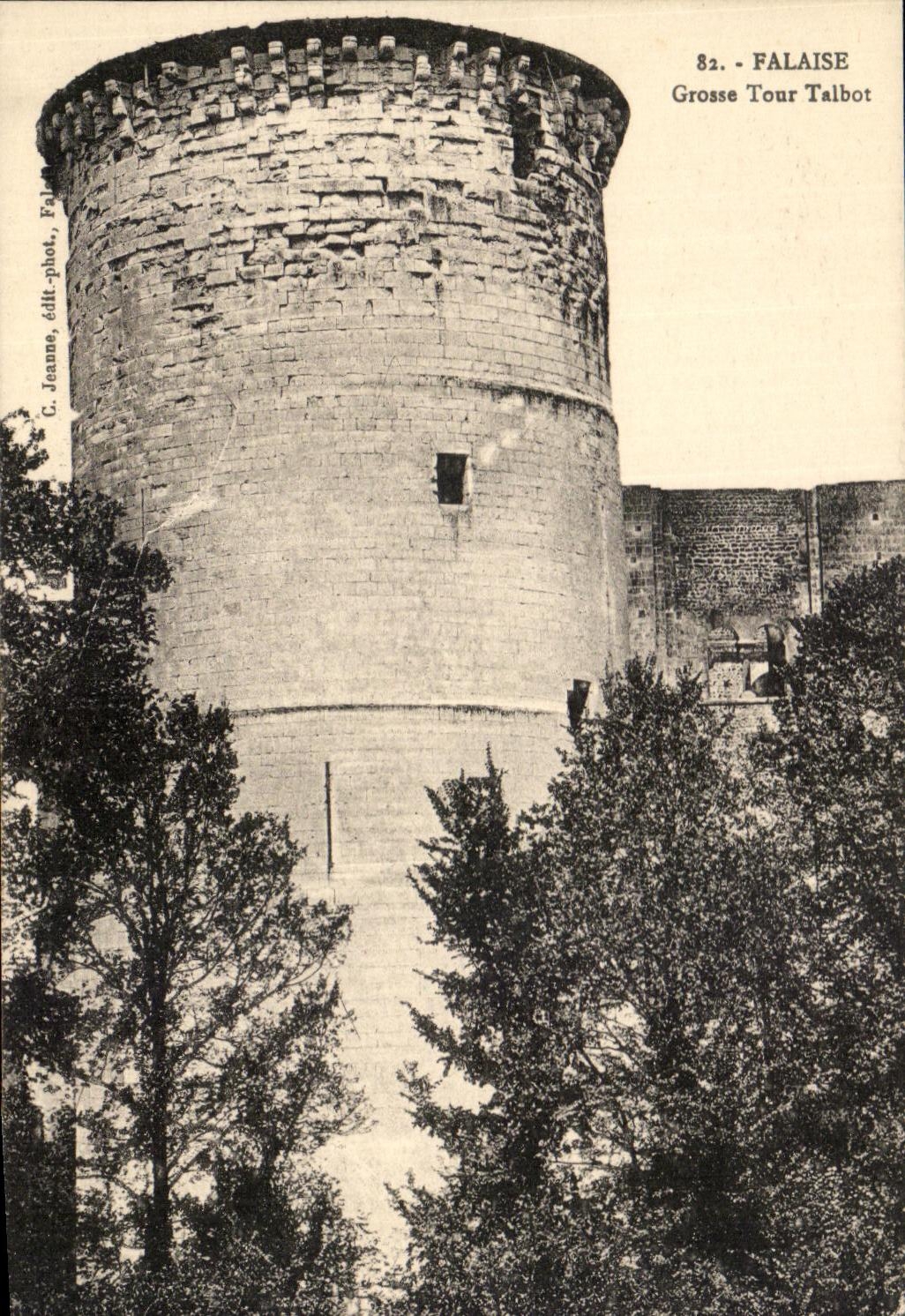 CPA Falaise Grosse Tour Talbot