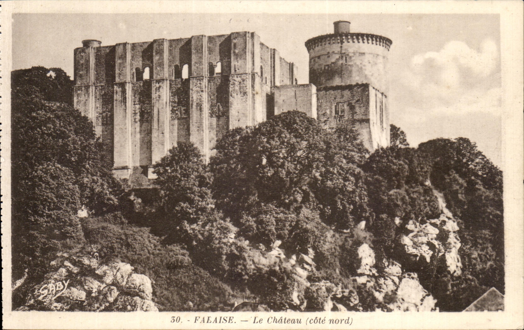 CPA Falaise Le Chateau (Cote Nord)