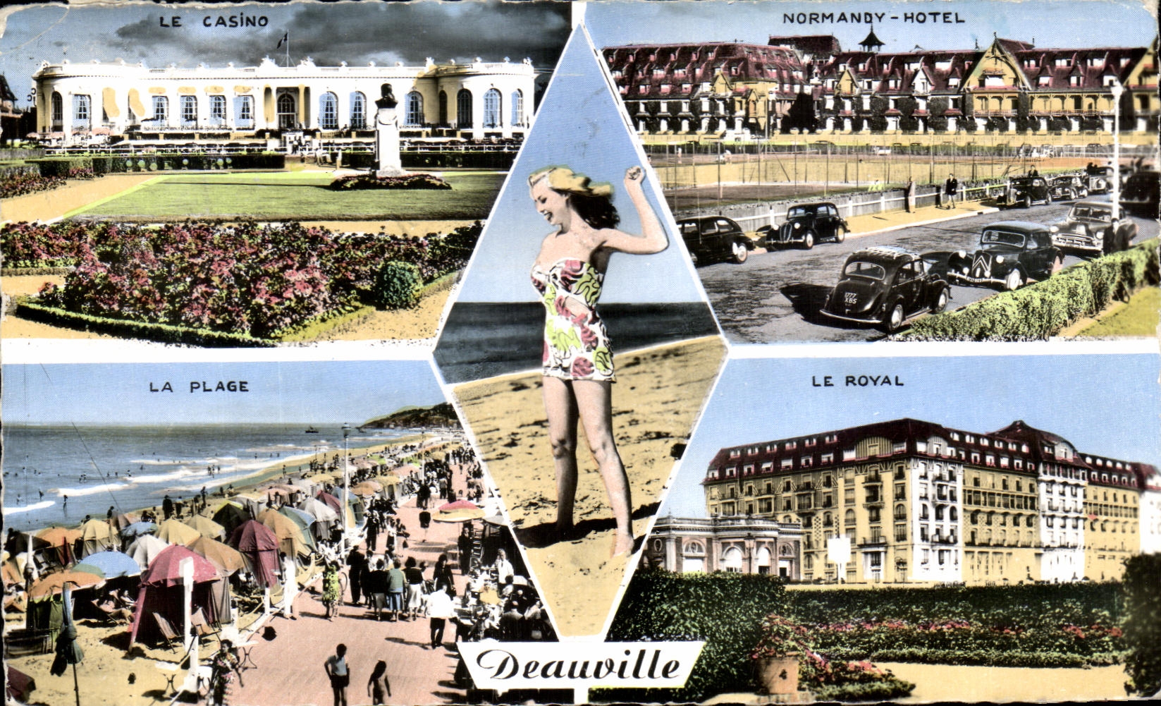 CPA Deauville the Beach