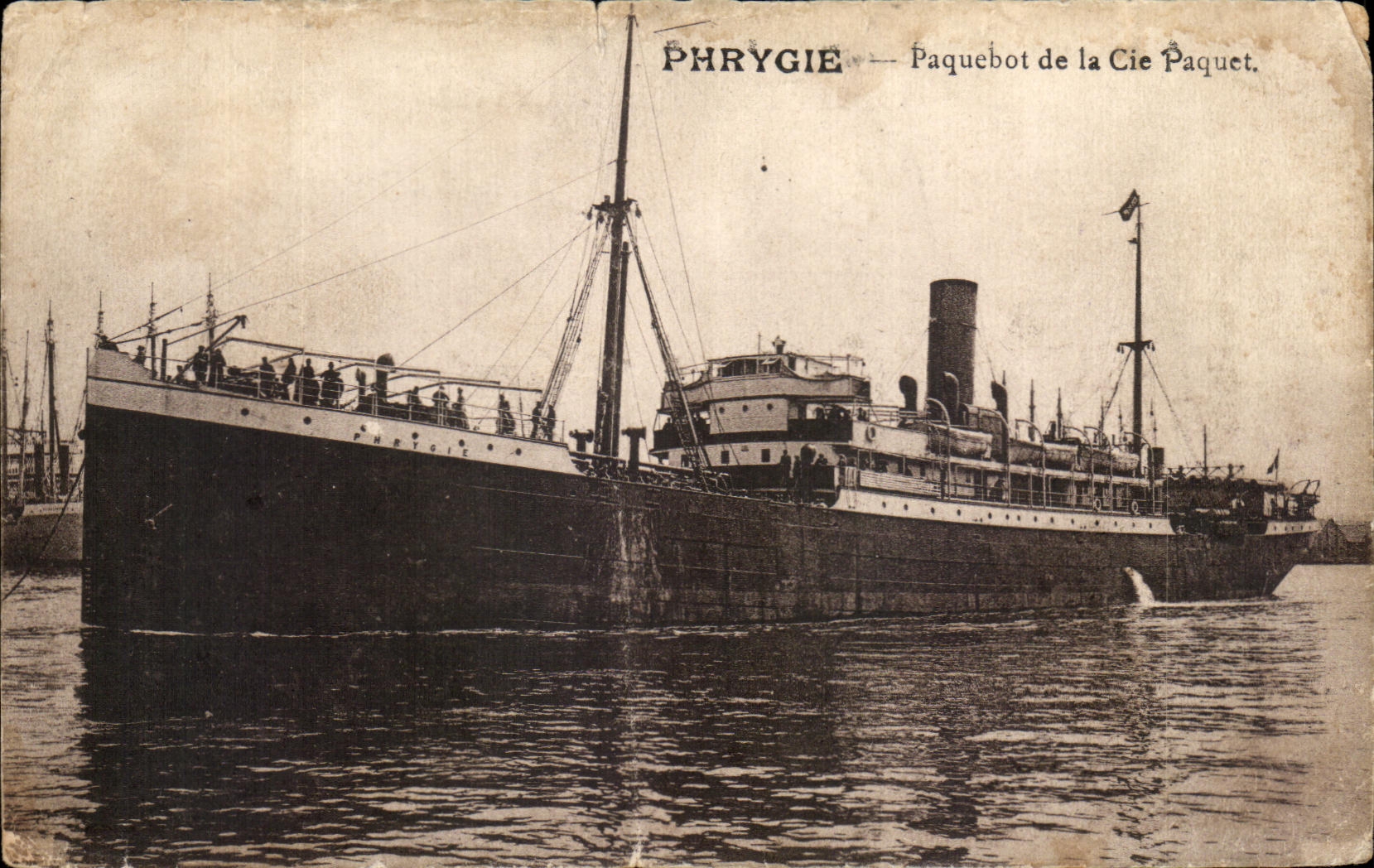 CPA Phrygie Steamer of the Co Package