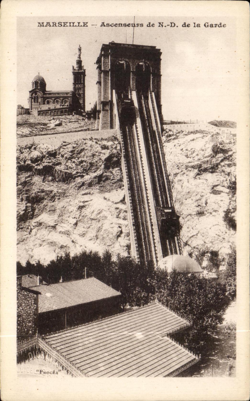 CPA Marseille Ascenseurs de la Garde