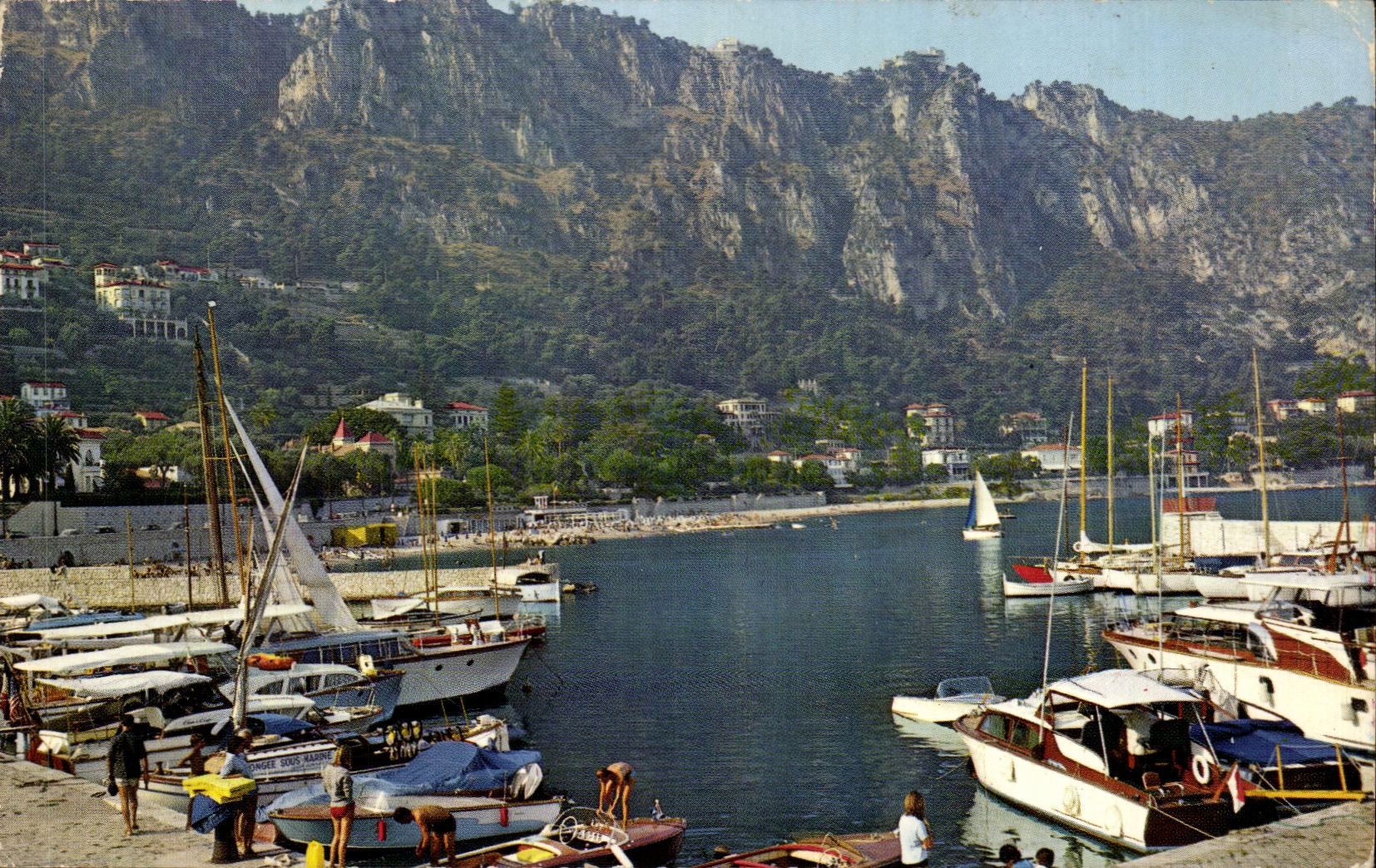 CPA Les Sites Merveilleux De La Cote D Azur Beaulieu sur Mer Le Port de Plaisance