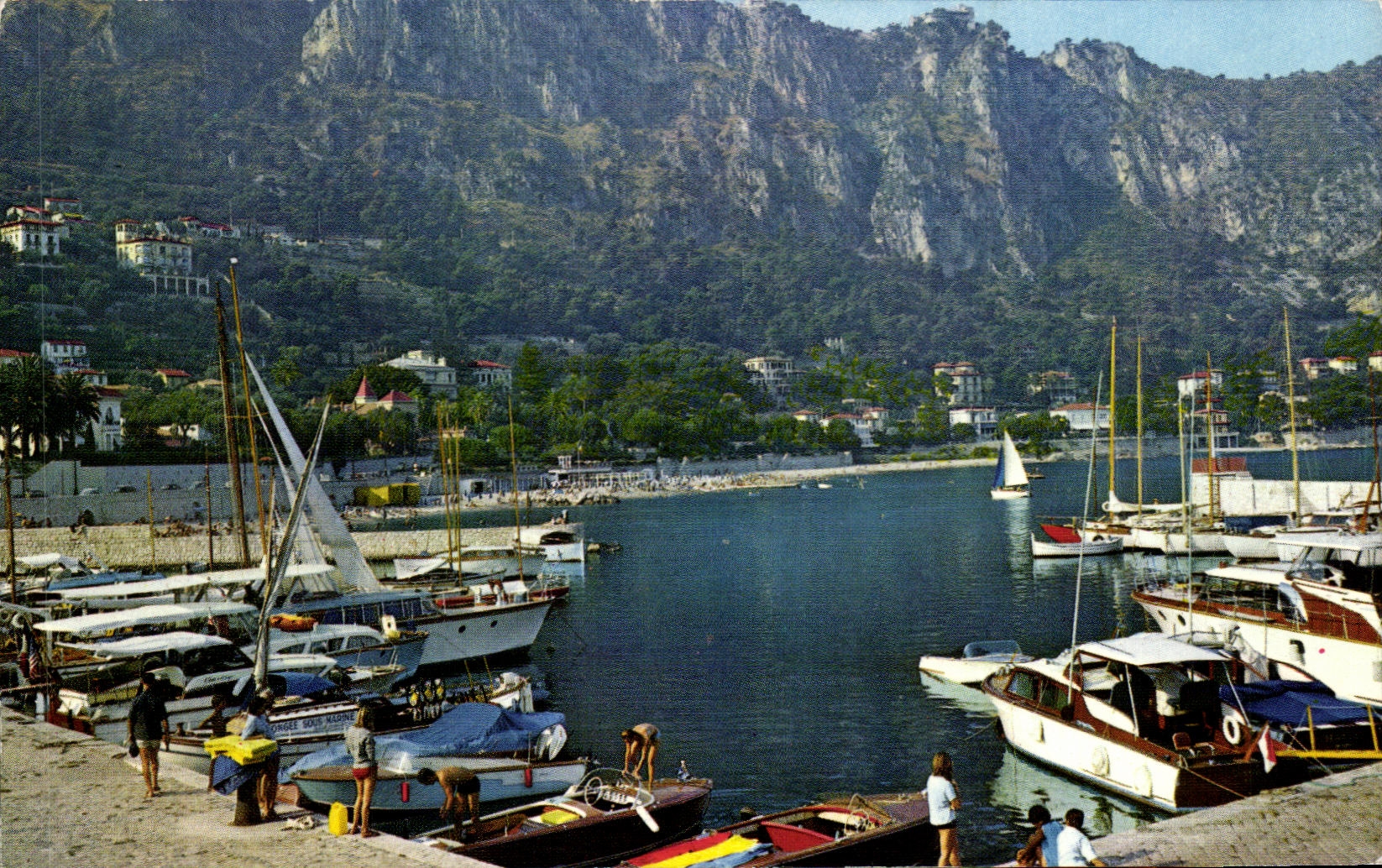 CPA Les Sites Merveilleux De La Cote D Azur Beaulieu sur Mer Le Port de Plaisance