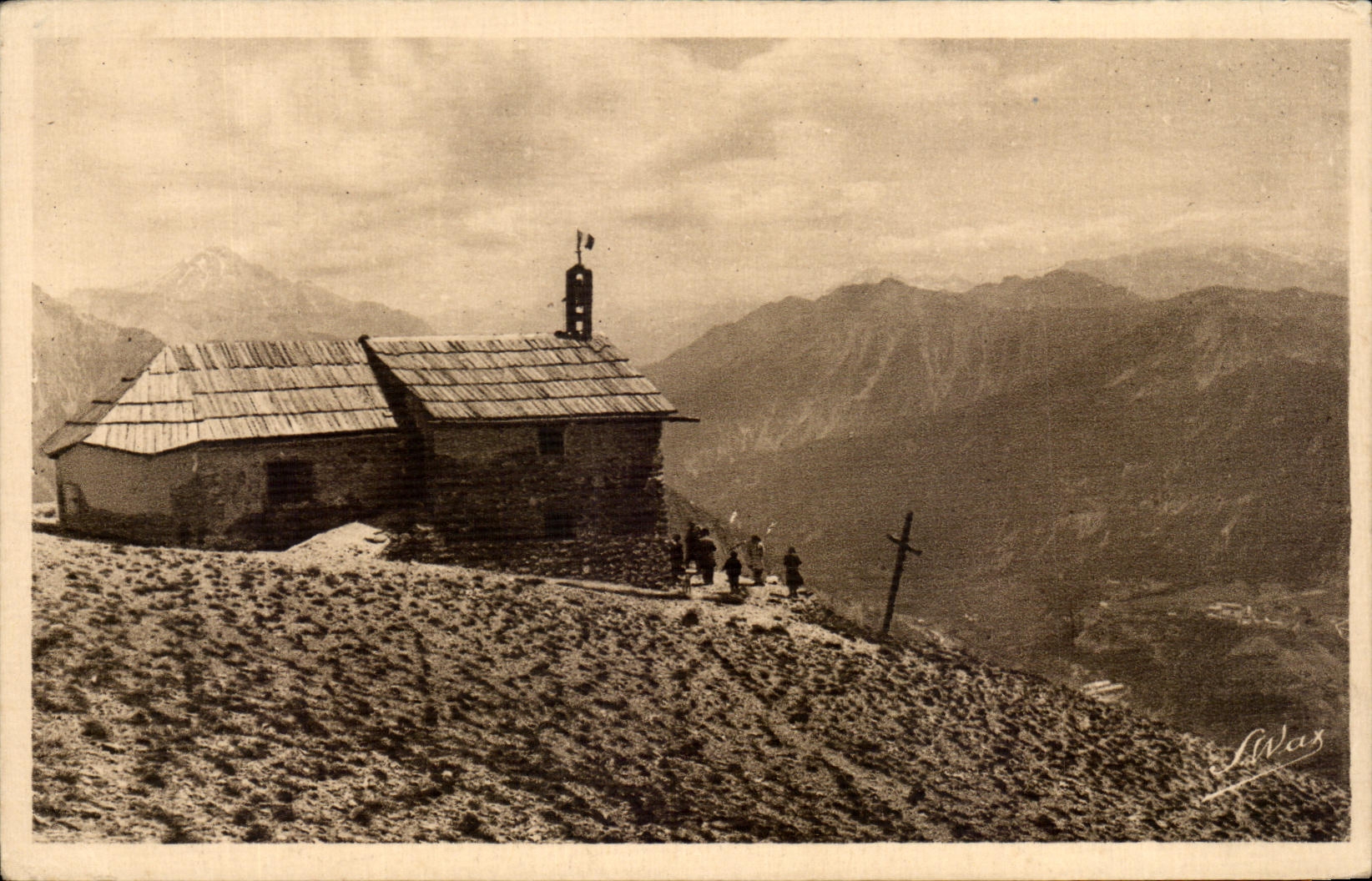 CPA Brianconnais artistico Briancon Notre Dame de nieves
