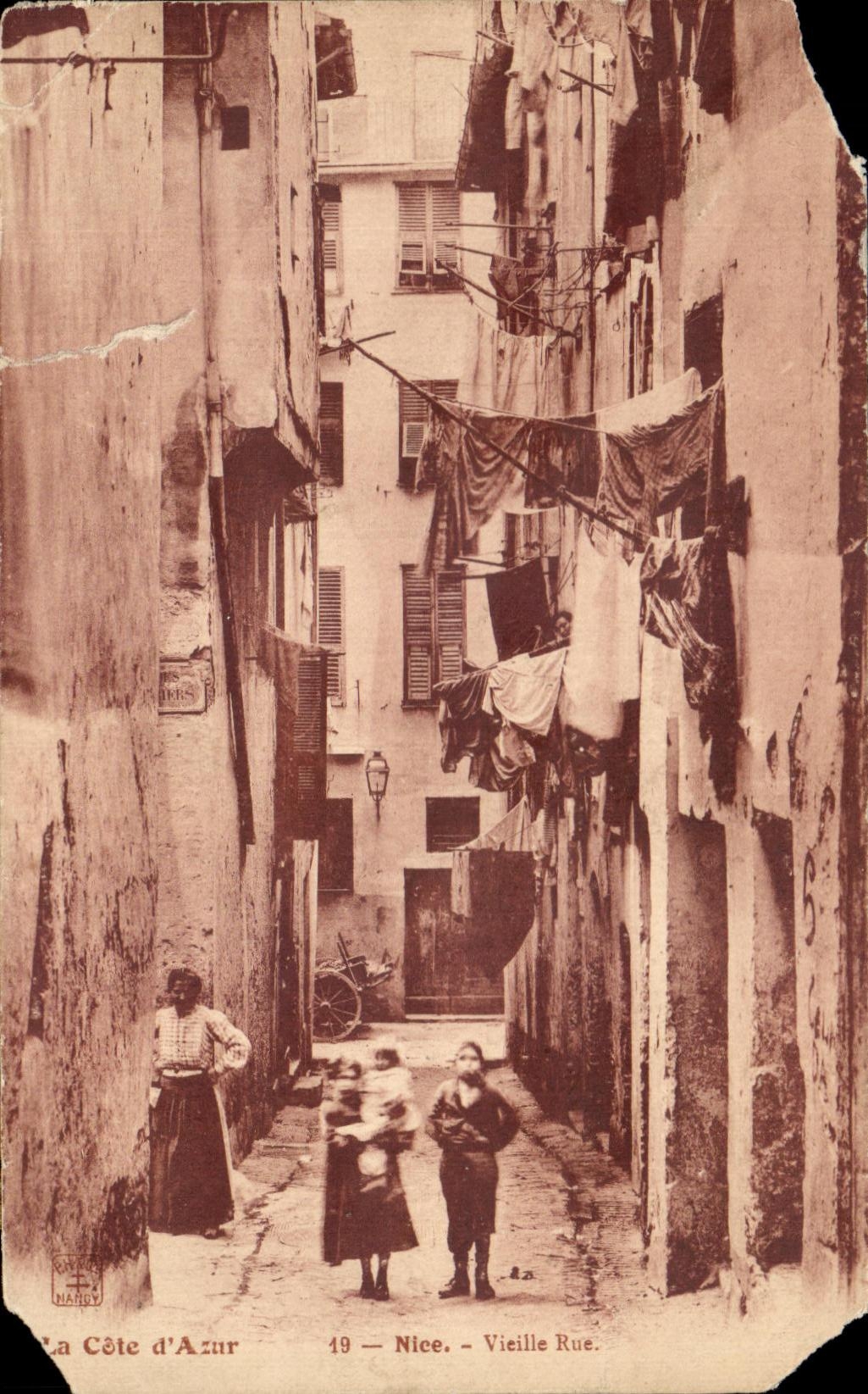 CPA dimensiona la calle de Azur Niza Vieille