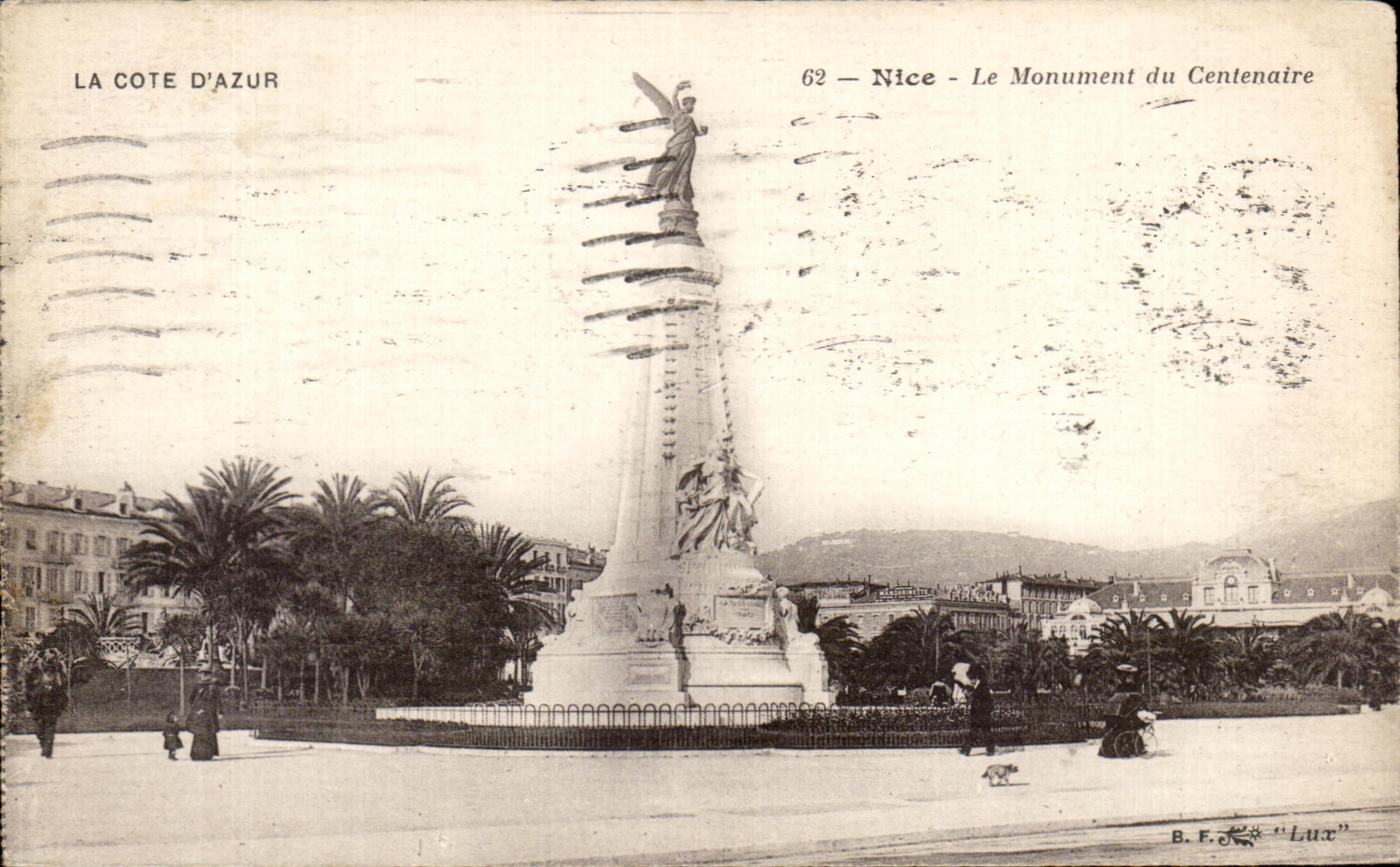 CPA Nice Le Monument du Centenaire La Cote D Azur