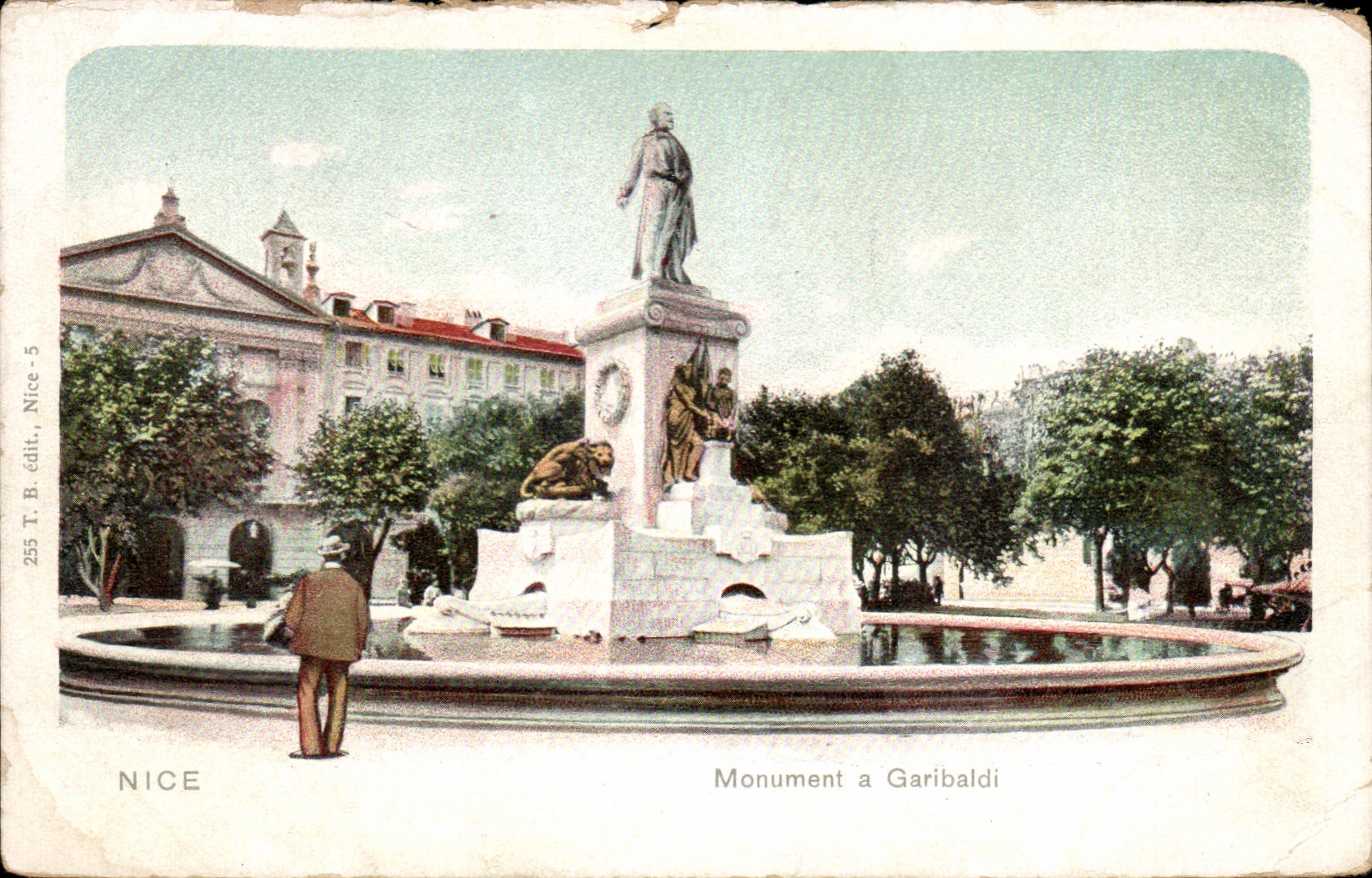El monumento de CPA Niza tiene Garibaldi