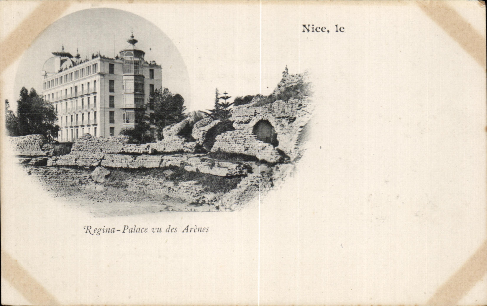 CPA Niza el hotel luxe de Regina De visto de arena