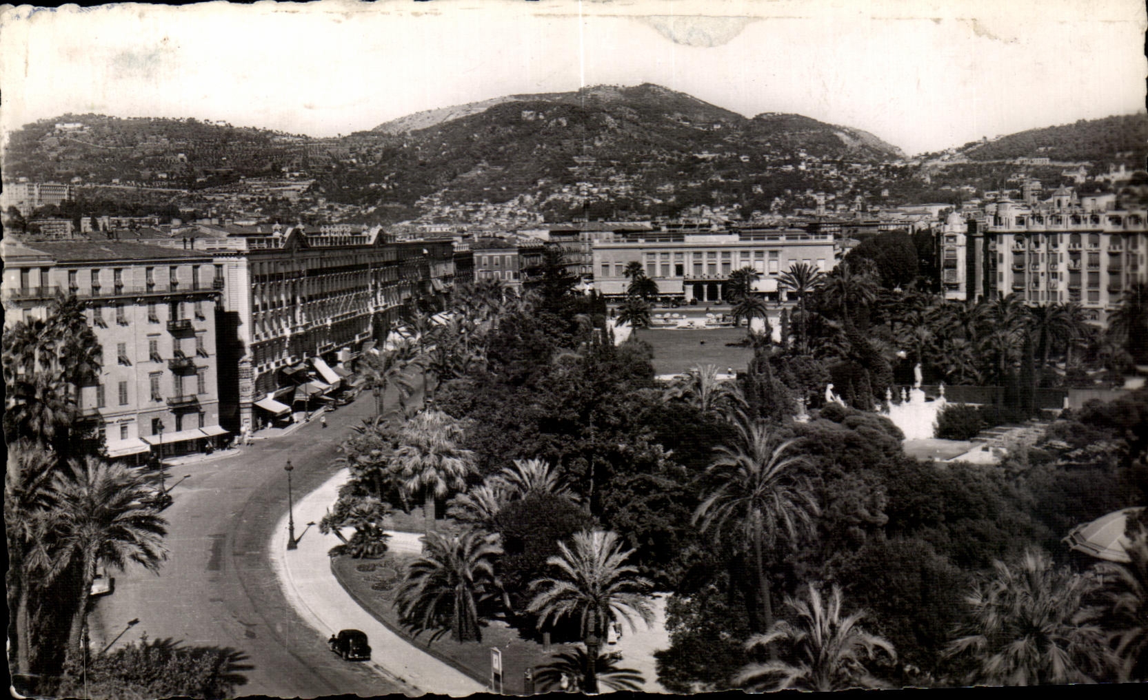 CPA Niza los jardines Albert el casino el teatro al aire libre