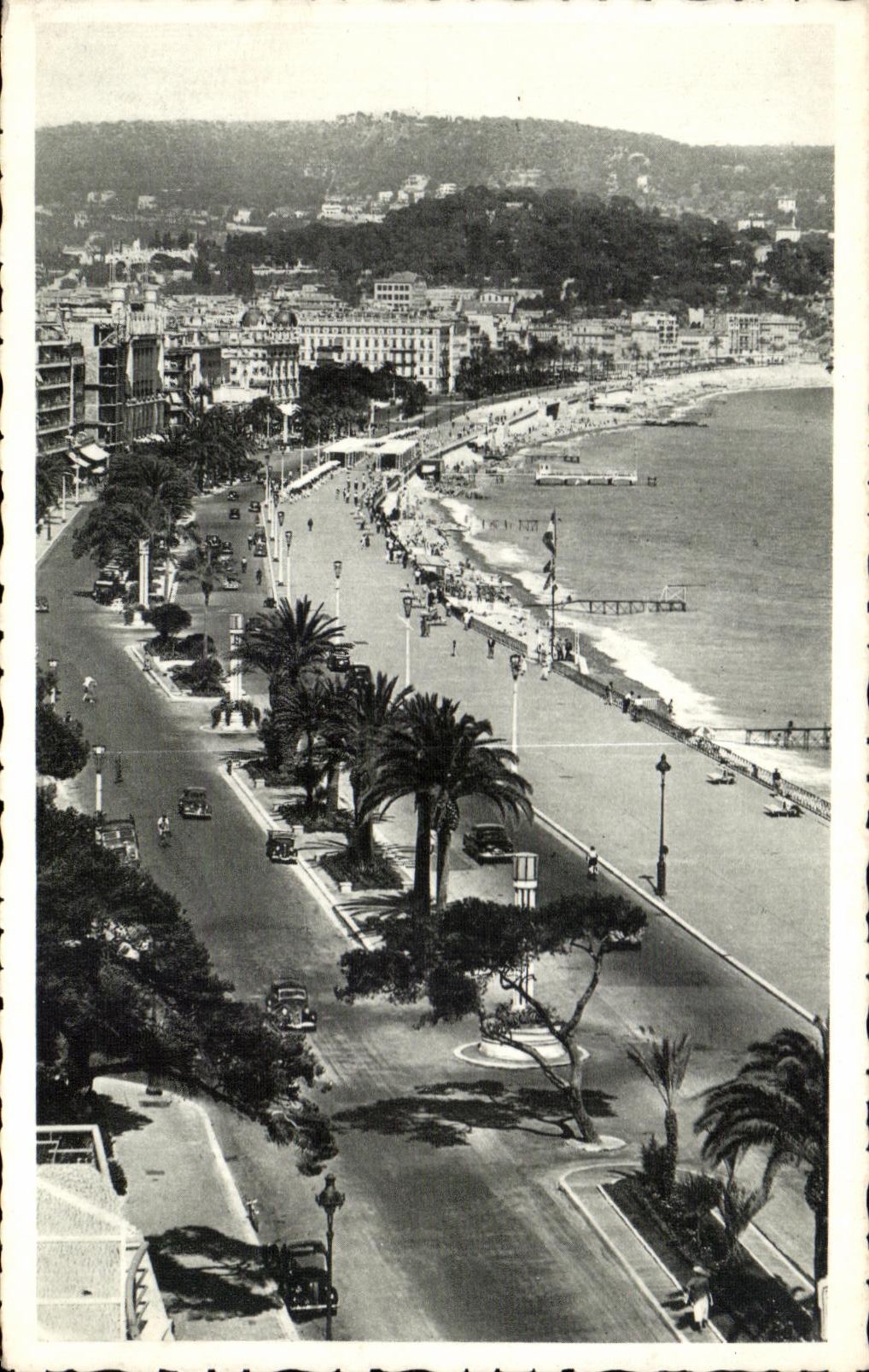 CPA la caminata azul de la dimension Niza del ingles