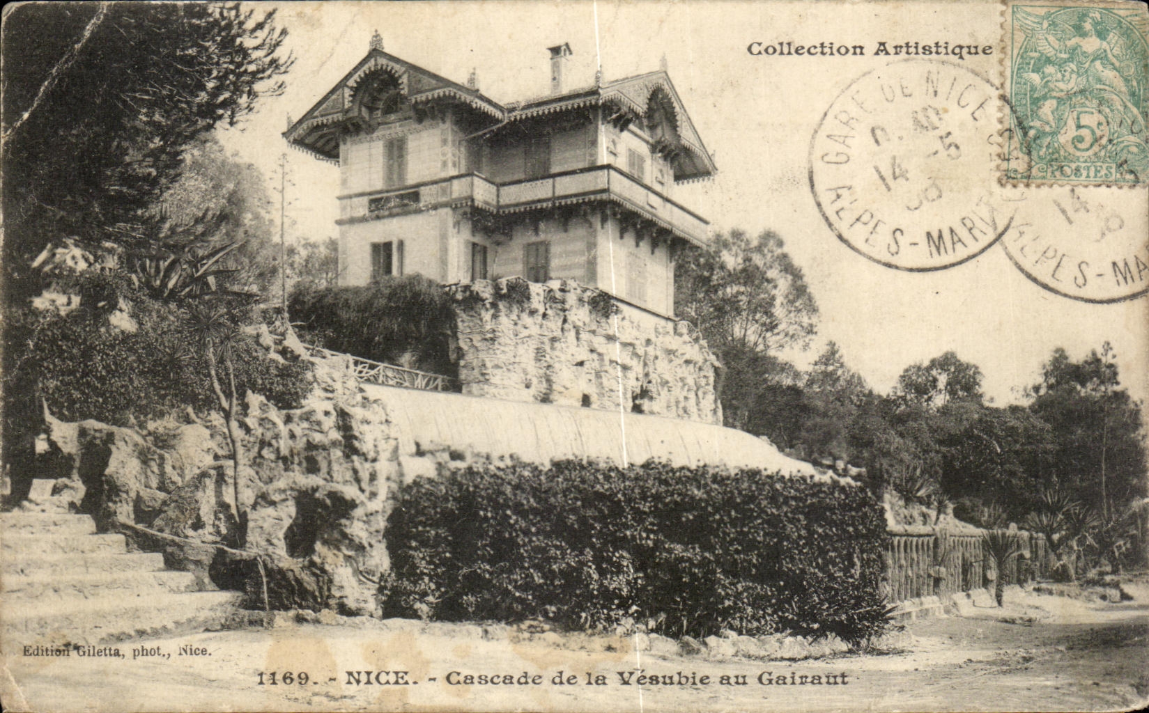 Cascadas de CPA Niza de Veauble en Gaivaut