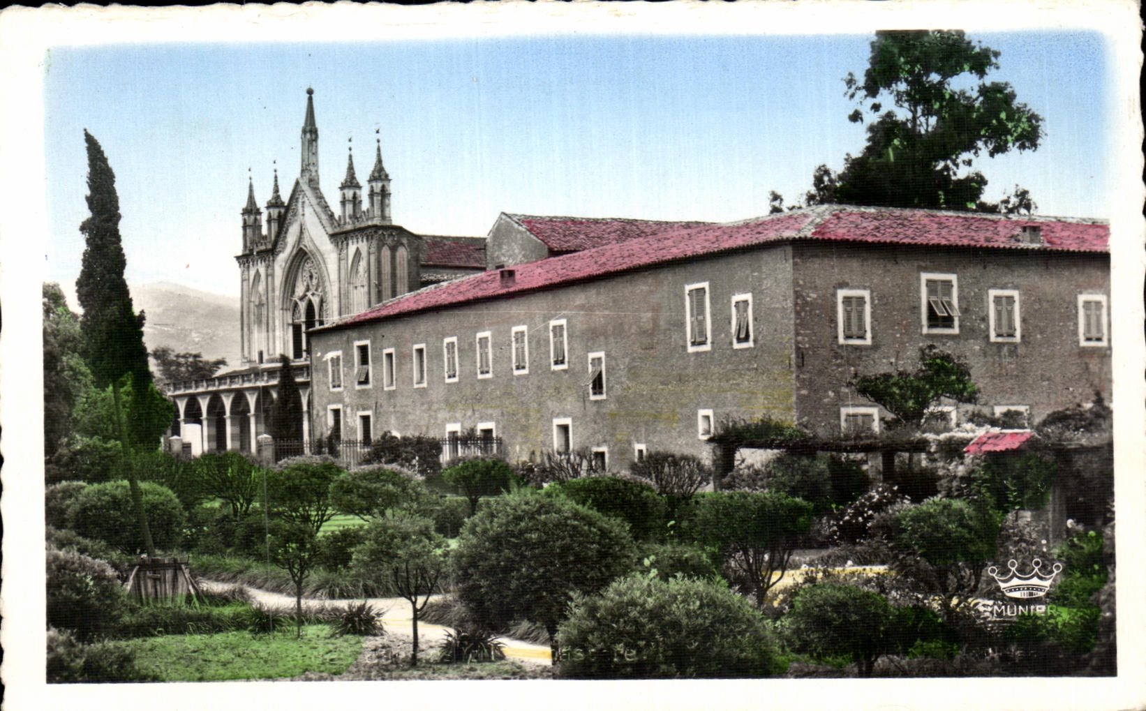 CPA Niza Cimiez visto de los jardines del monasterio